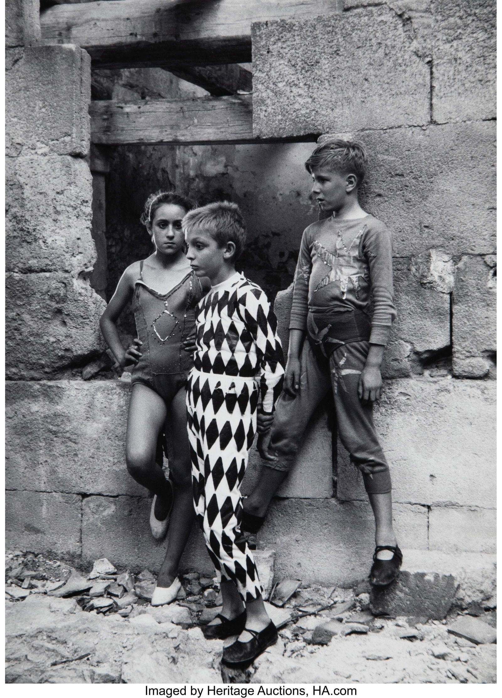Lucien Clergue (French, 1934-2014) Alley, 1955 G: Lucien Clergue (French, 1934-2014) Alley, 1955 Gelatin silver print 14-7/8 x 10-3/4 inches (37.8 x 27.3 cm) (image) 15-1/2 x 11-1&so