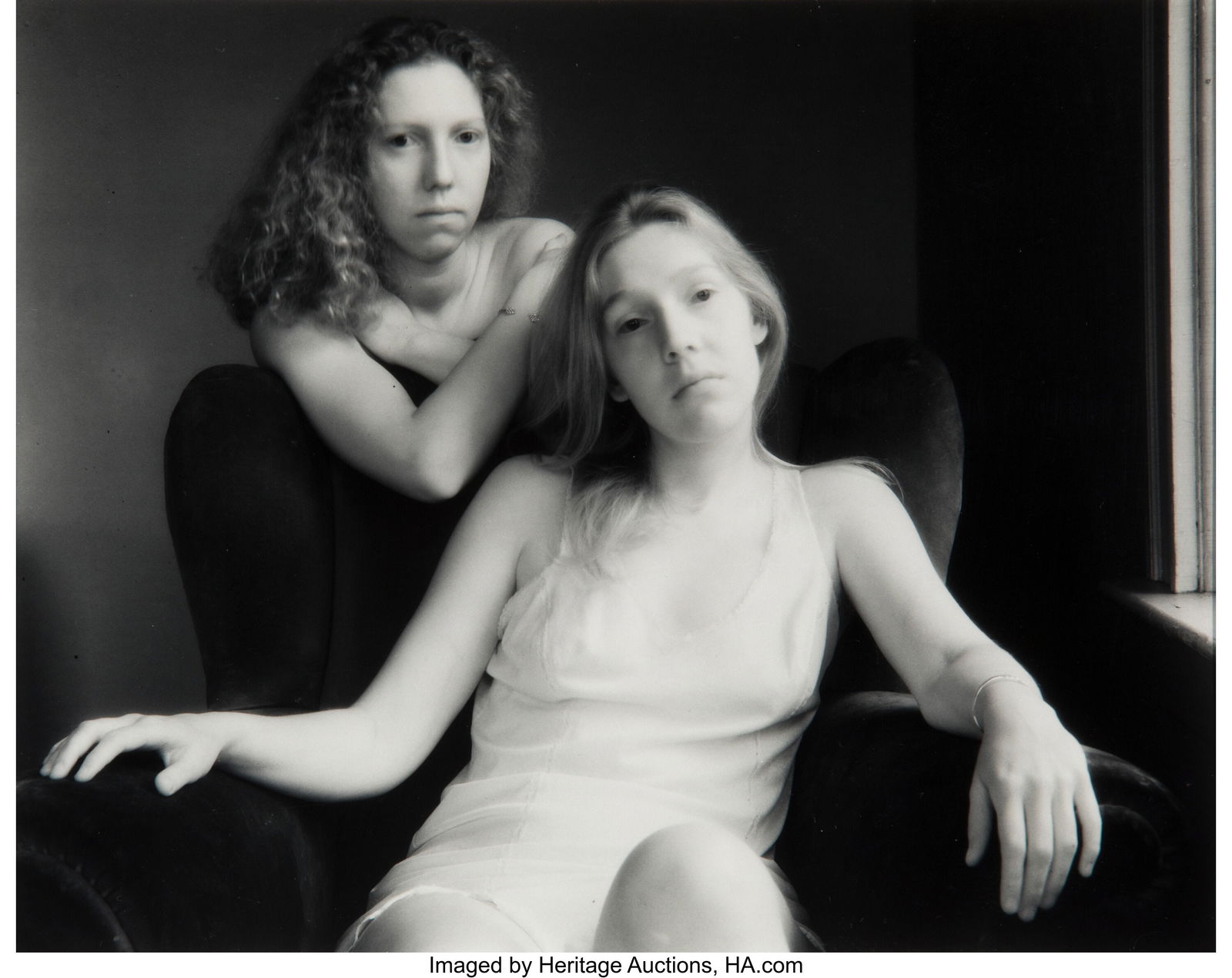 Debora Hunter (American, b. 1950) Sisters, 1974: Debora Hunter (American, b. 1950) Sisters, 1974 Gelatin silver print 7-5/8 x 9-1/2 inches (19.4 x 24.1 cm) (image) 10-1/4 x 1