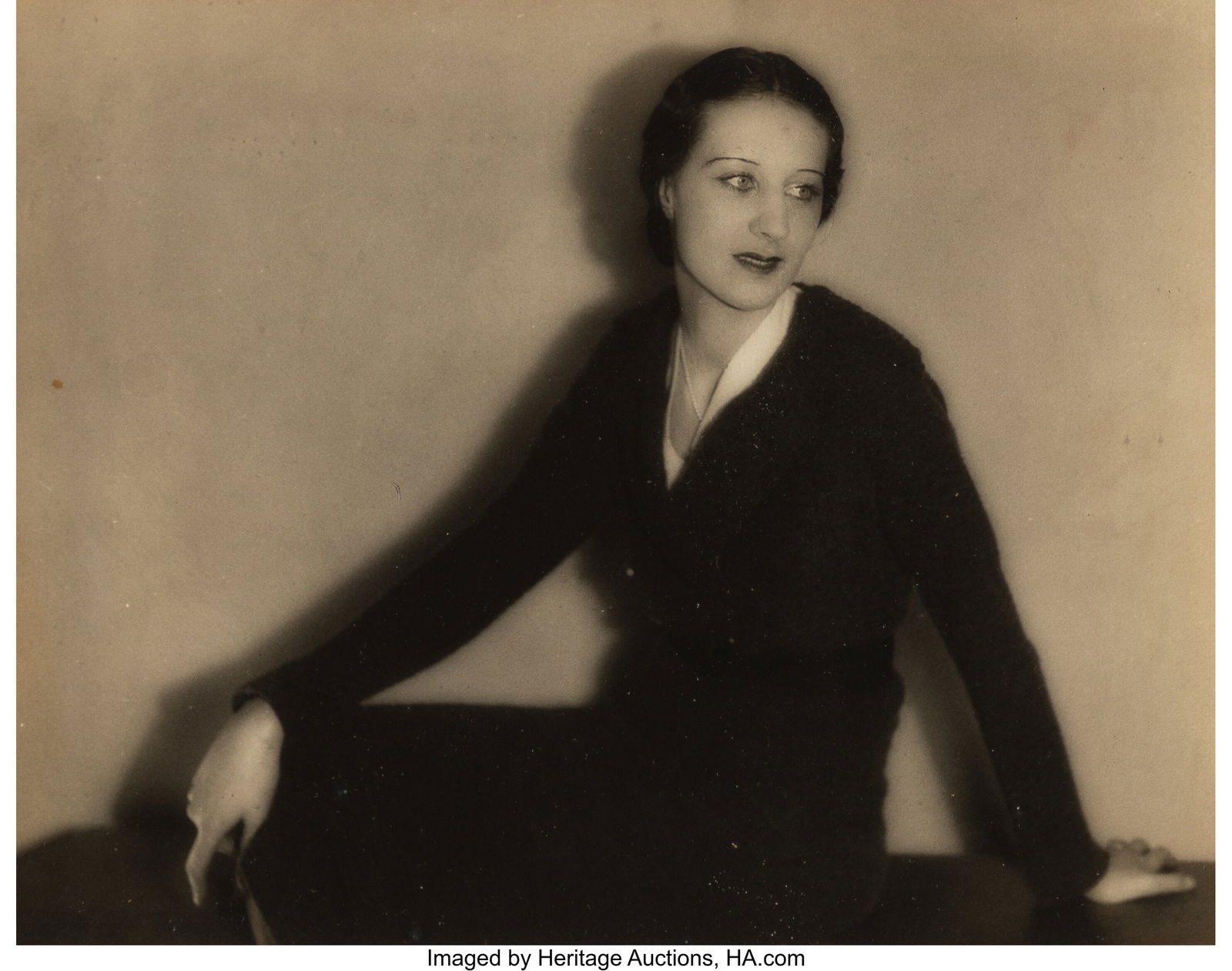 Carl Van Vechten (American, 1880-1964) Portrait: Carl Van Vechten (American, 1880-1964) Portrait of a Woman, circa 1920s Gelatin silver print 7-1/2 x 9-1/2 inches (19.1 x 24.1 cm) (image&sol