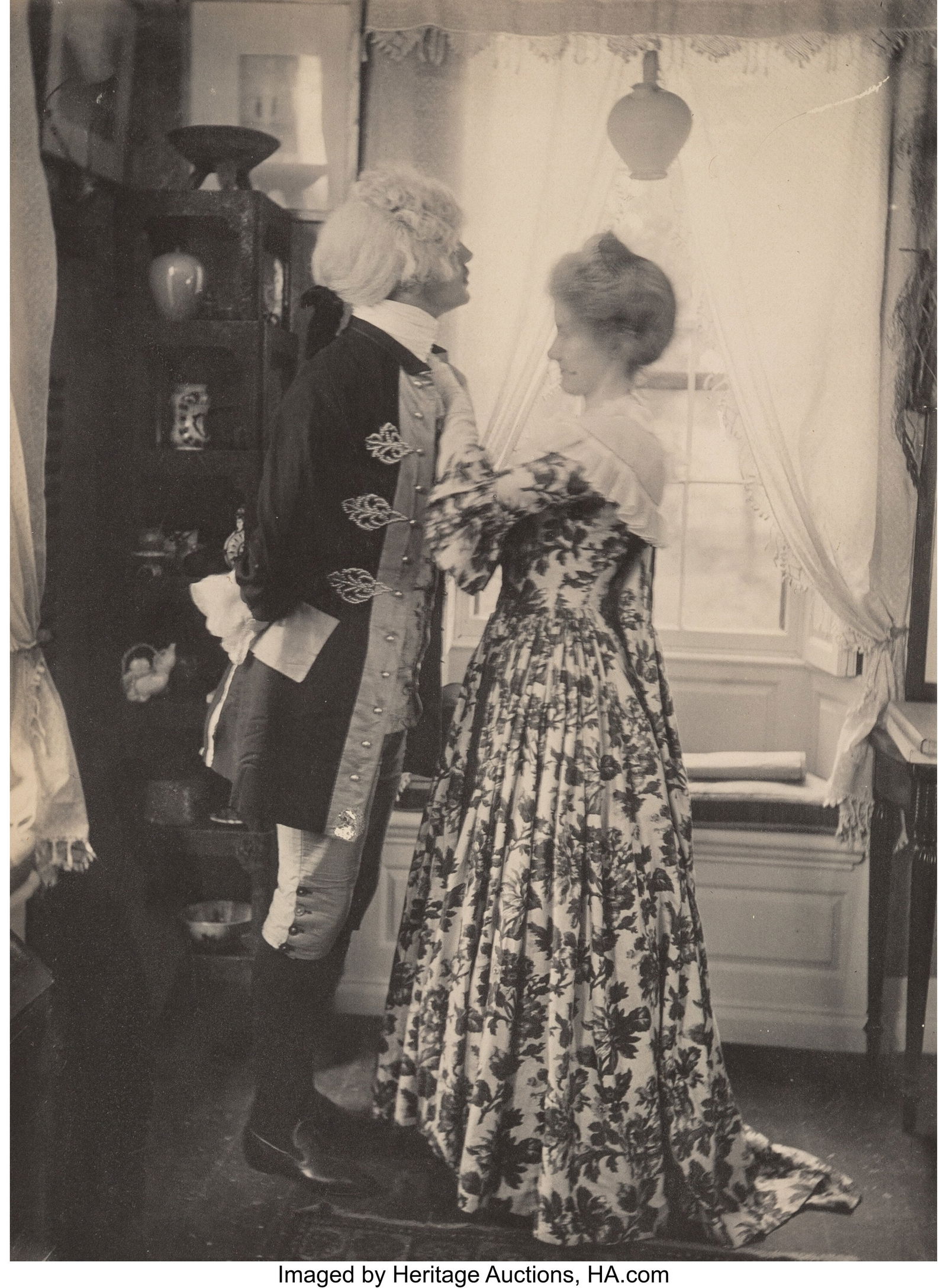 Frances Stebbins Allen (American, 1854-1941) and: Frances Stebbins Allen (American, 1854-1941) and Mary Electra Allen (1858-1941) Women at Home (5 works), 1900-1910 Platinum prints 8-1/4 x 6-1/8 inche