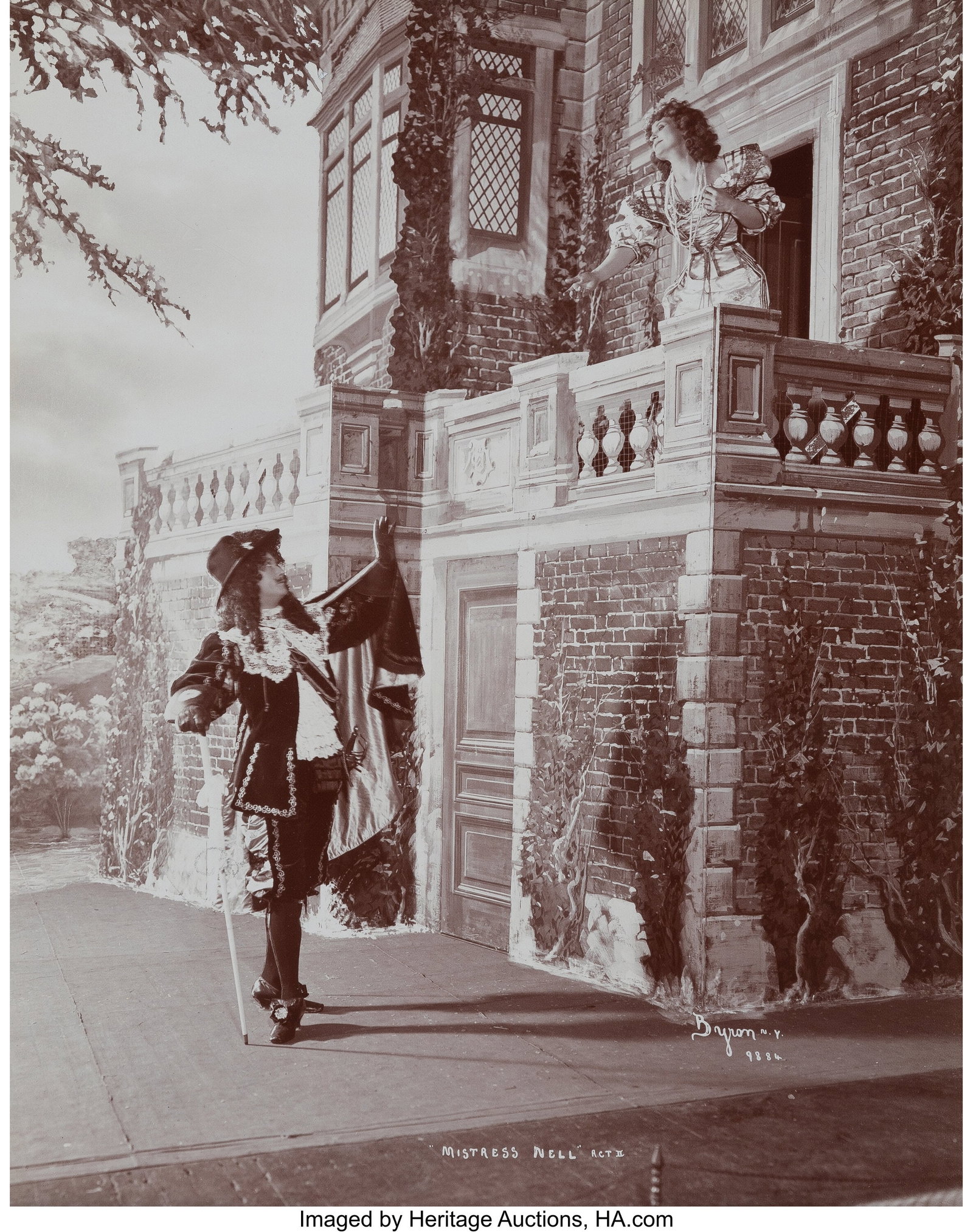 Joseph Byron (British, 1847-1923) An Album of Ph: Joseph Byron (British, 1847-1923) An Album of Photographs of the Broadway Play "Mistress Neil", 1900 Printing out paper prints 10 x 12-1/2 inches (25.4 x 31&perio