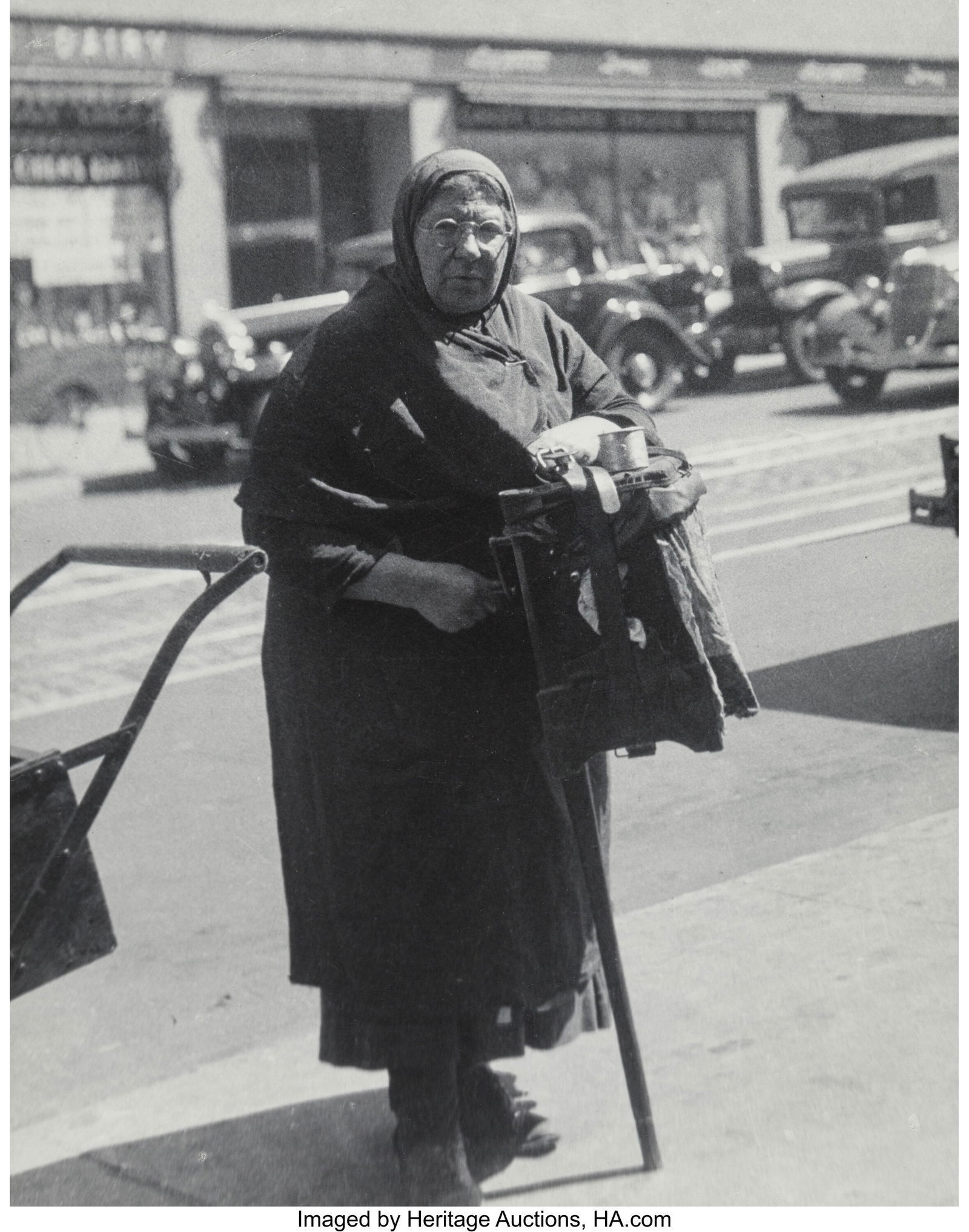 John Albok (Hungarian/American, 1894-1983) 96th: John Albok (Hungarian/American, 1894-1983) 96th Street and Madison Avenue, New York, 1933 Gelatin silver print, printed circa 1980 13-3/4 x 10-3/4 inches