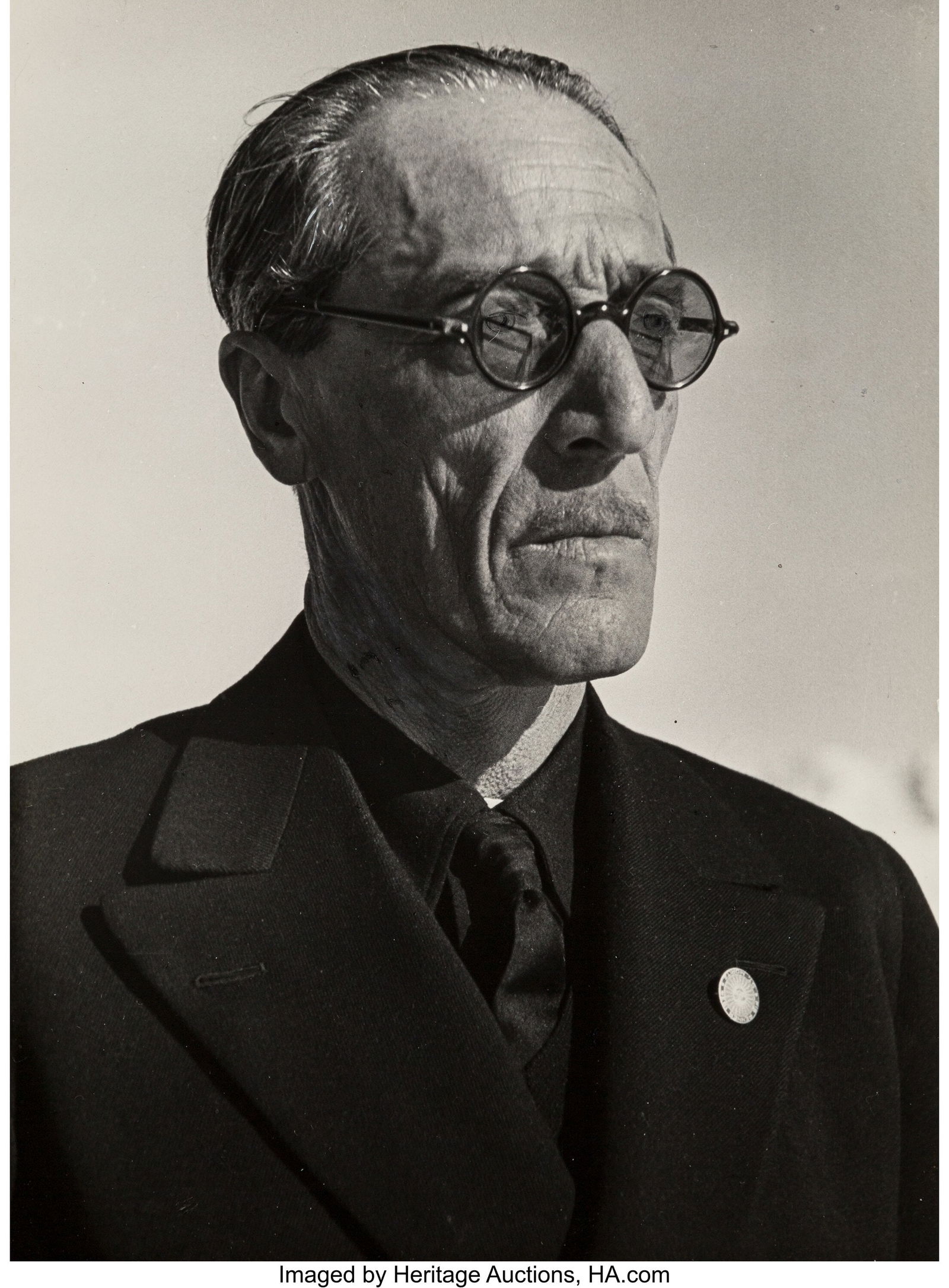 Alfred Eisenstaedt (American, 1898-1995) The Duk: Alfred Eisenstaedt (American, 1898-1995) The Duke of Alba (Press Photograph), 1934 Gelatin silver print, ferrotyped 9-5/8 x 7-1/8 inches (24.4