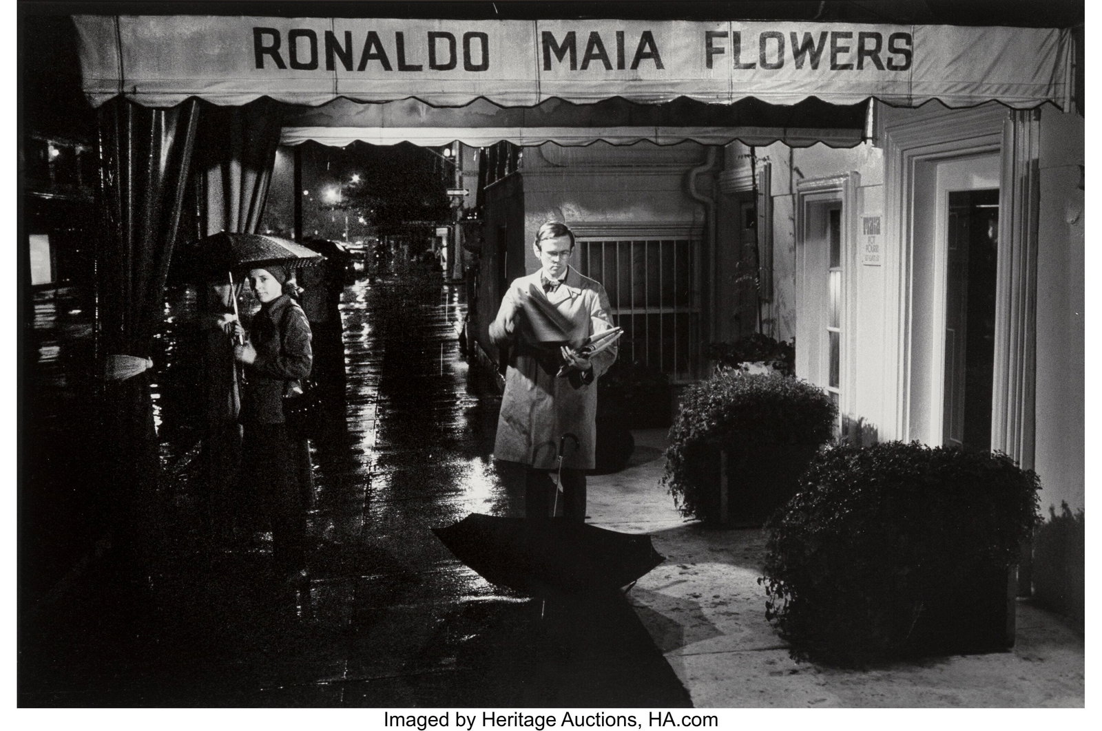 Gary Bishop (American, b. 1944) Ronaldo Maia Flo: Gary Bishop (American, b. 1944) Ronaldo Maia Flowers, New York, 1975 Digital pigment print, printed 2012 11-3/8 x 17 inches (28.9 x 43.2