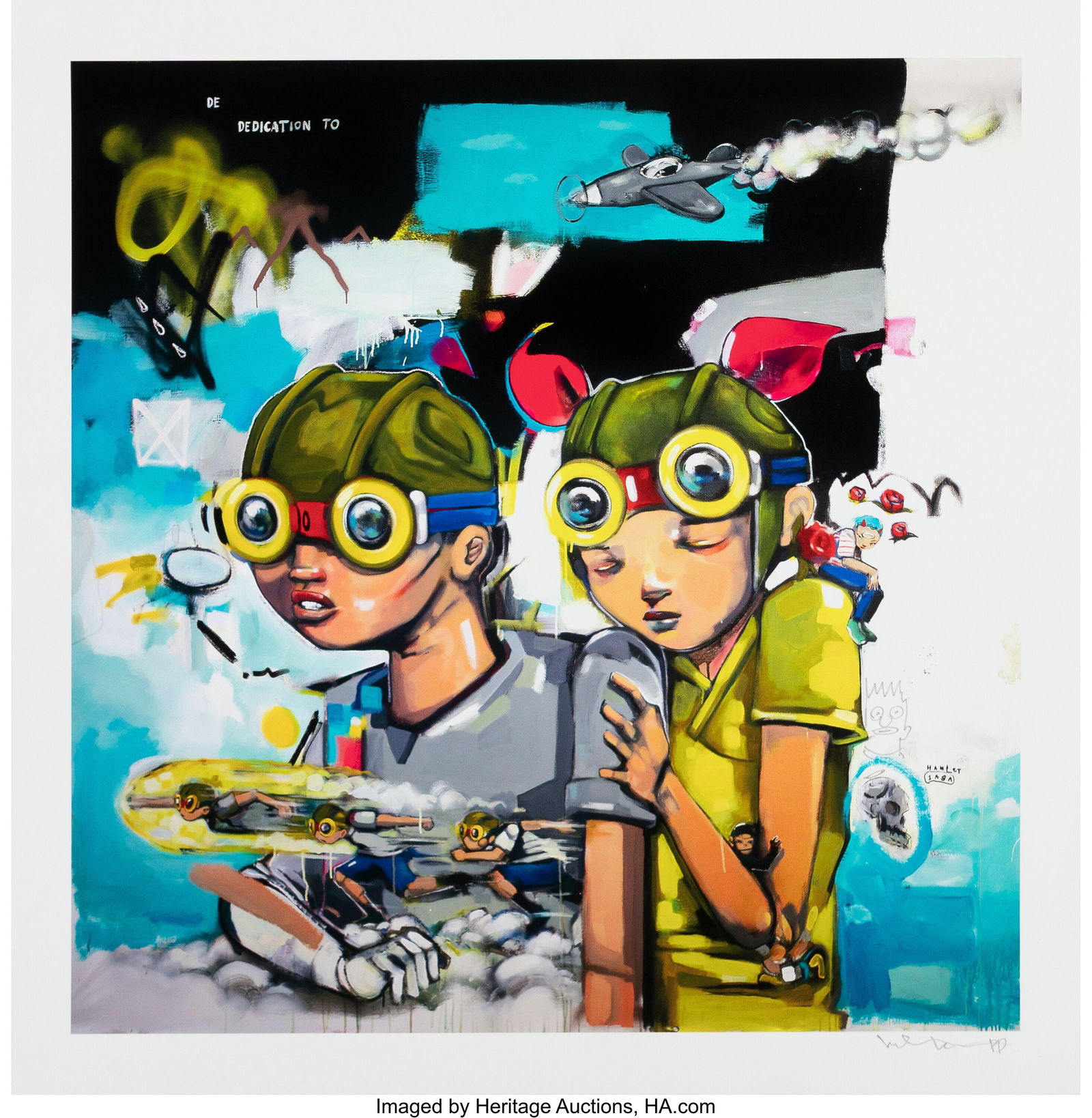 Hebru Brantley (b. 1981) Spielbergian Climax, 20 (1 of 1)