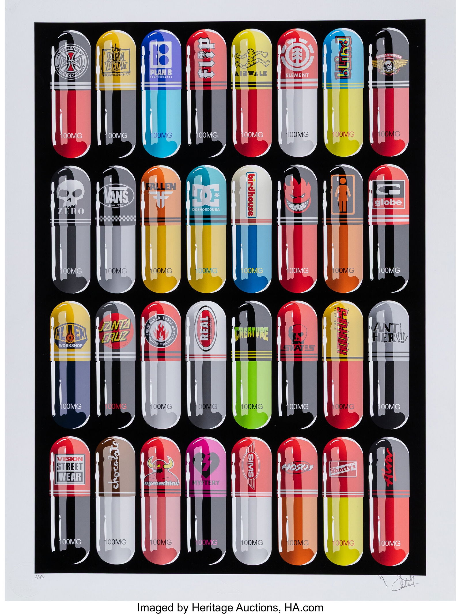 Denial (b. 1976) Skate or Diet, 2021 Archival pi: Denial (b. 1976) Skate or Diet, 2021 Archival pigment print in colors on Moab Fine Art Paper 24 x 18 inches (61.0 x 45.7 cm) (sheet) Ed.