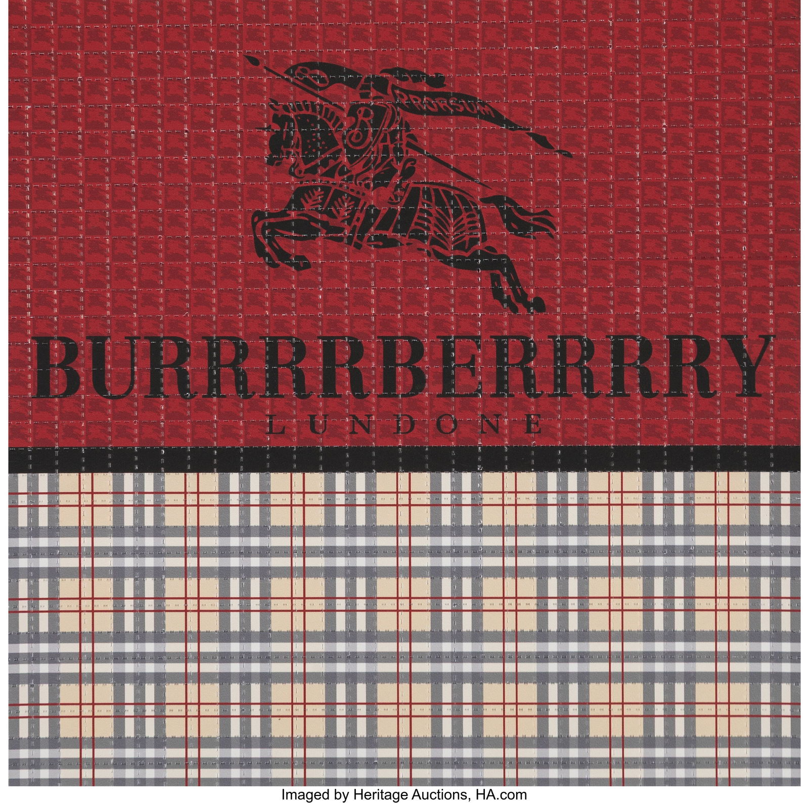 Denial (b. 1976) Burberry Blotter, from High Fas (1 of 2)