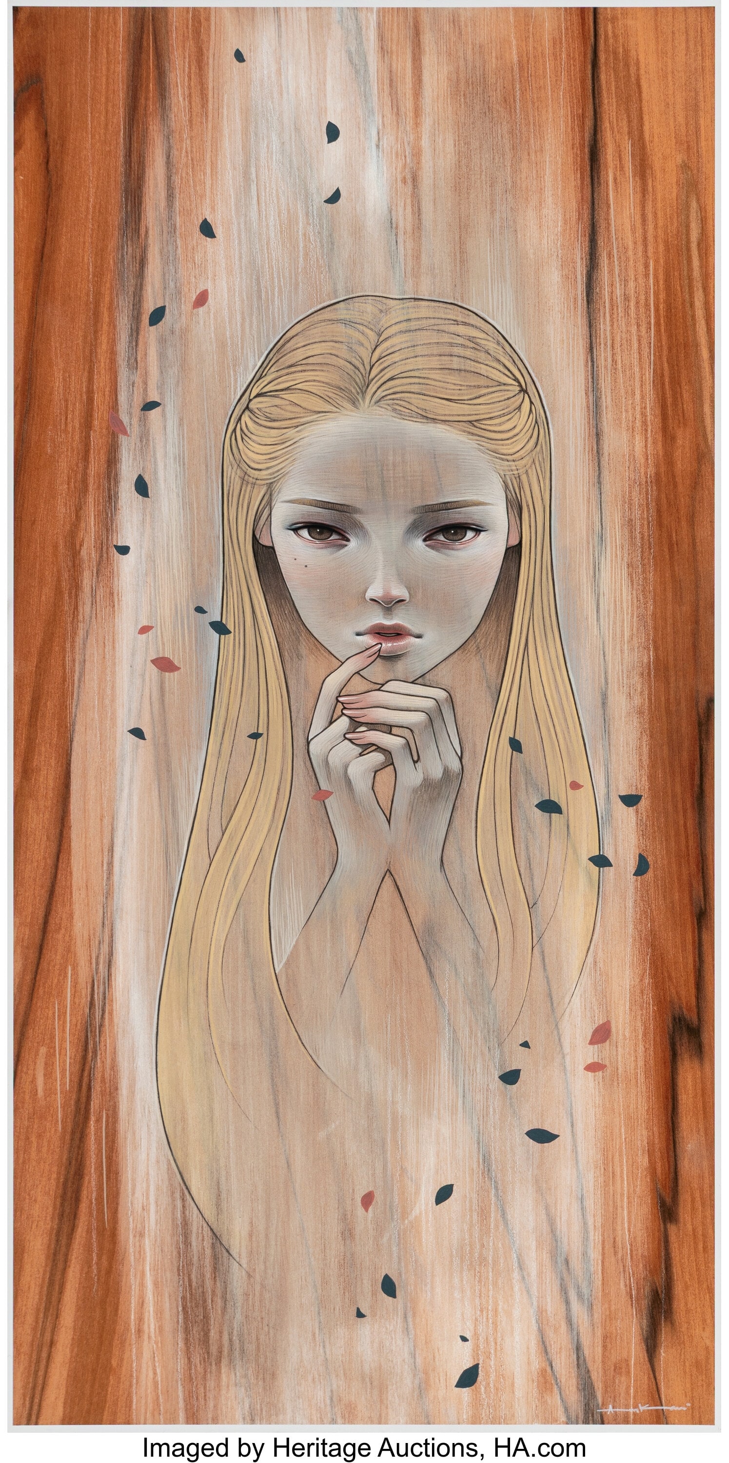 Audrey Kawasaki (b. 1982) Fragile, 2016 Archival: Audrey Kawasaki (b. 1982) Fragile, 2016 Archival pigment print in colors on Fine Art paper 21 x 10-1/2 inches (53.3 x 26.7 cm) (sheet) Sign