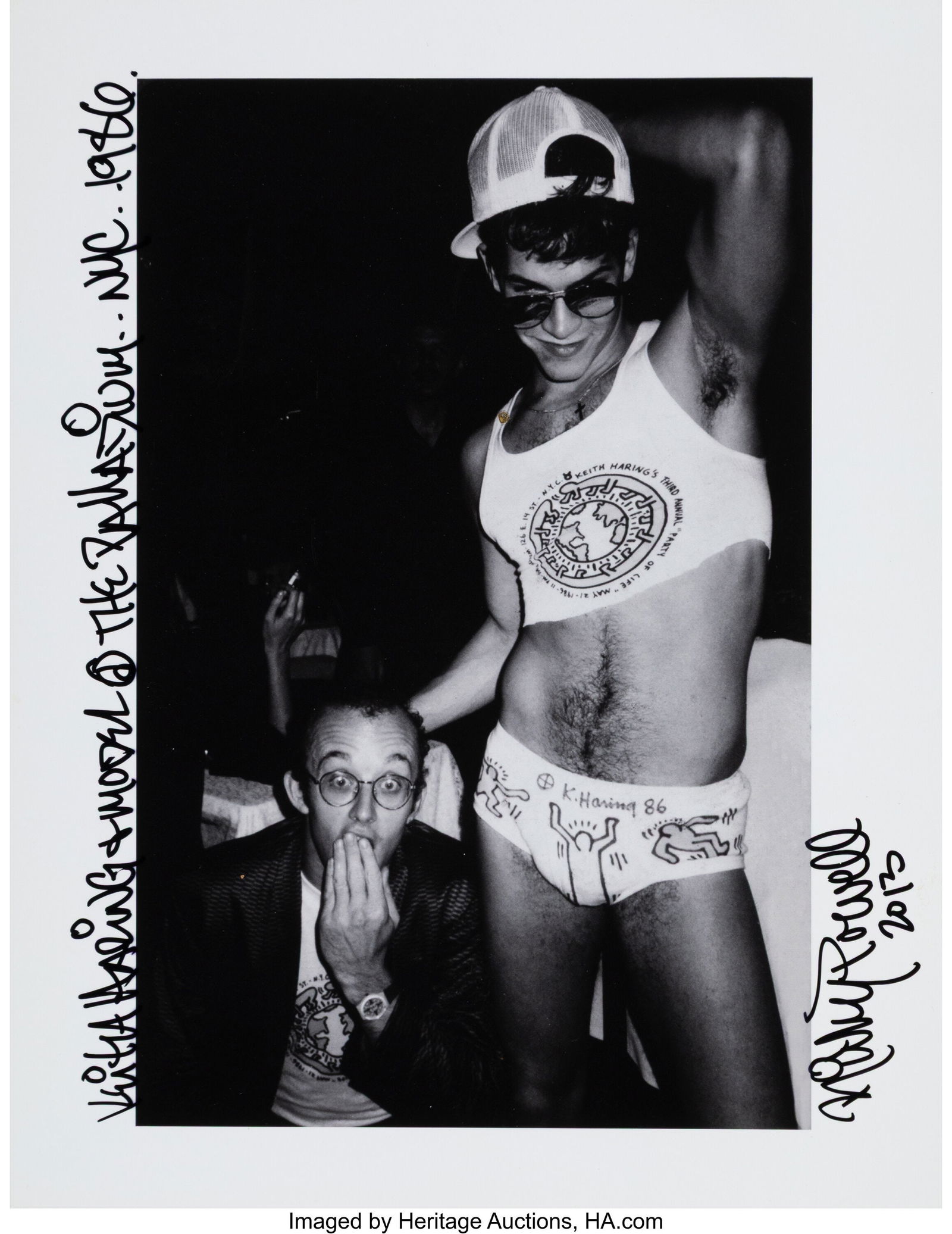 Ricky Powell (1961-2021) Keith Haring & Model. T (1 of 1)