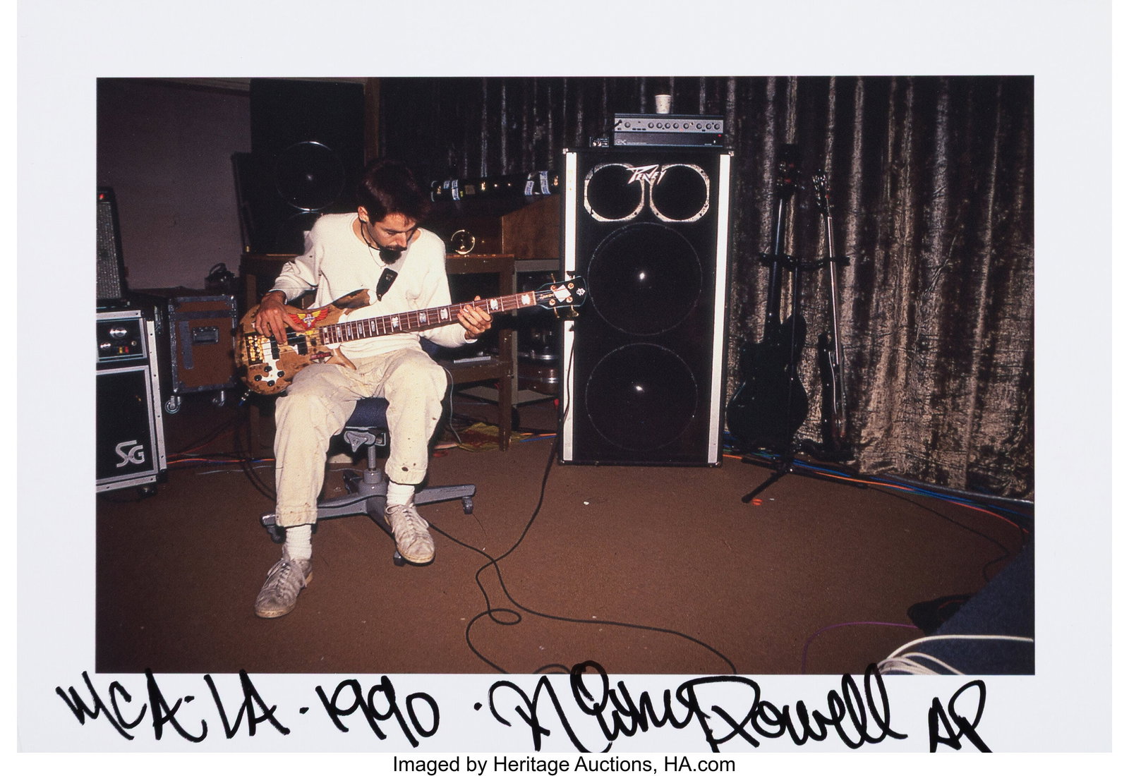 Ricky Powell (1961-2021) MCA. Check Your Head. L: Ricky Powell (1961-2021) MCA. Check Your Head. LA. 1990, 2017 Archival pigment print in colors on Moab paper 7 x 10 inches (17.8 x 25.4 cm)