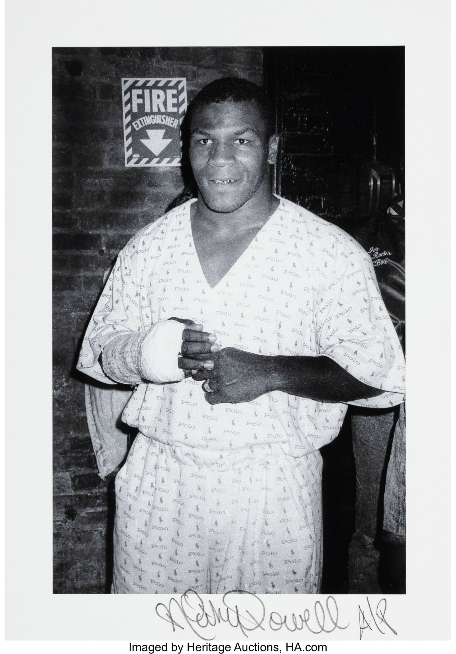Ricky Powell (1961-2021) Untitled (Mike Tyson in (1 of 1)