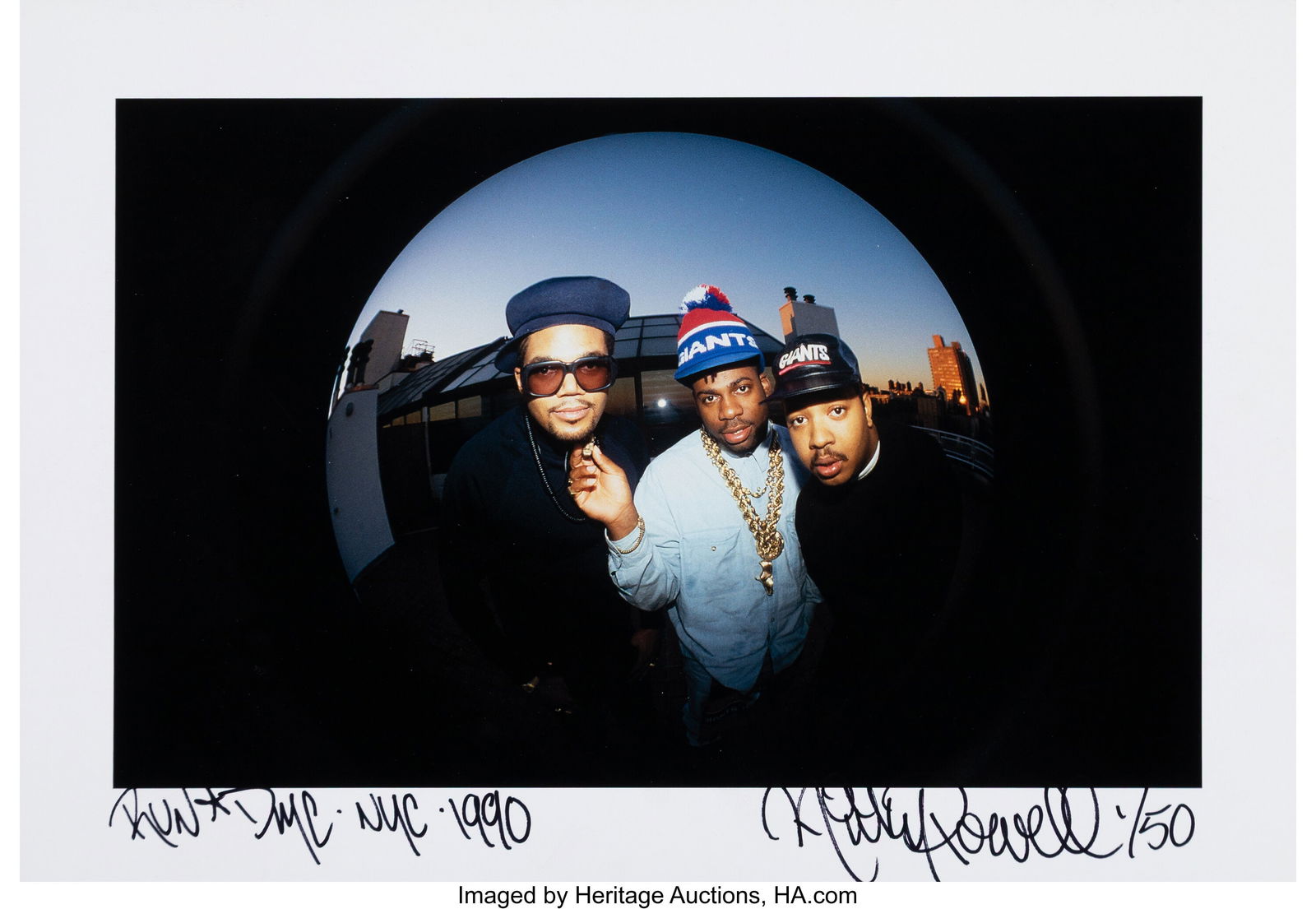 Ricky Powell (1961-2021) RUN DMC-Rapping with th (1 of 1)