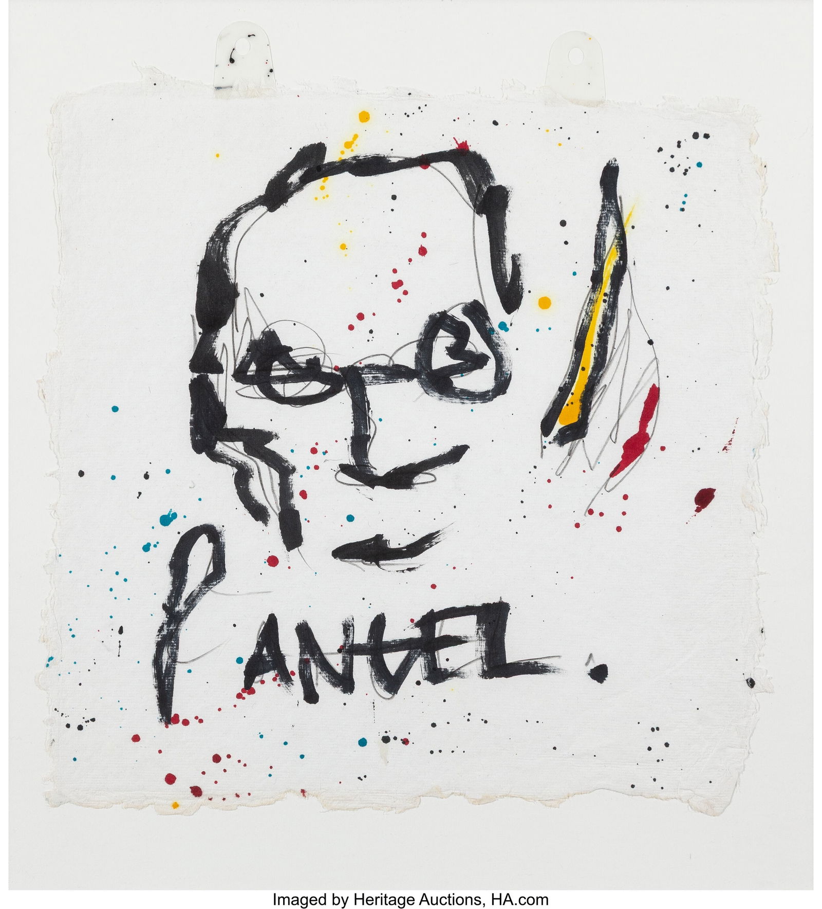 Gregory Siff (b. 1977) Angel Acrylic and pencil: Gregory Siff (b. 1977) Angel Acrylic and pencil on wove paper 10-1/2 x 10-1/2 inches (26.7 x 26.7 cm) Released by 1xRUN, Detroit From the collect