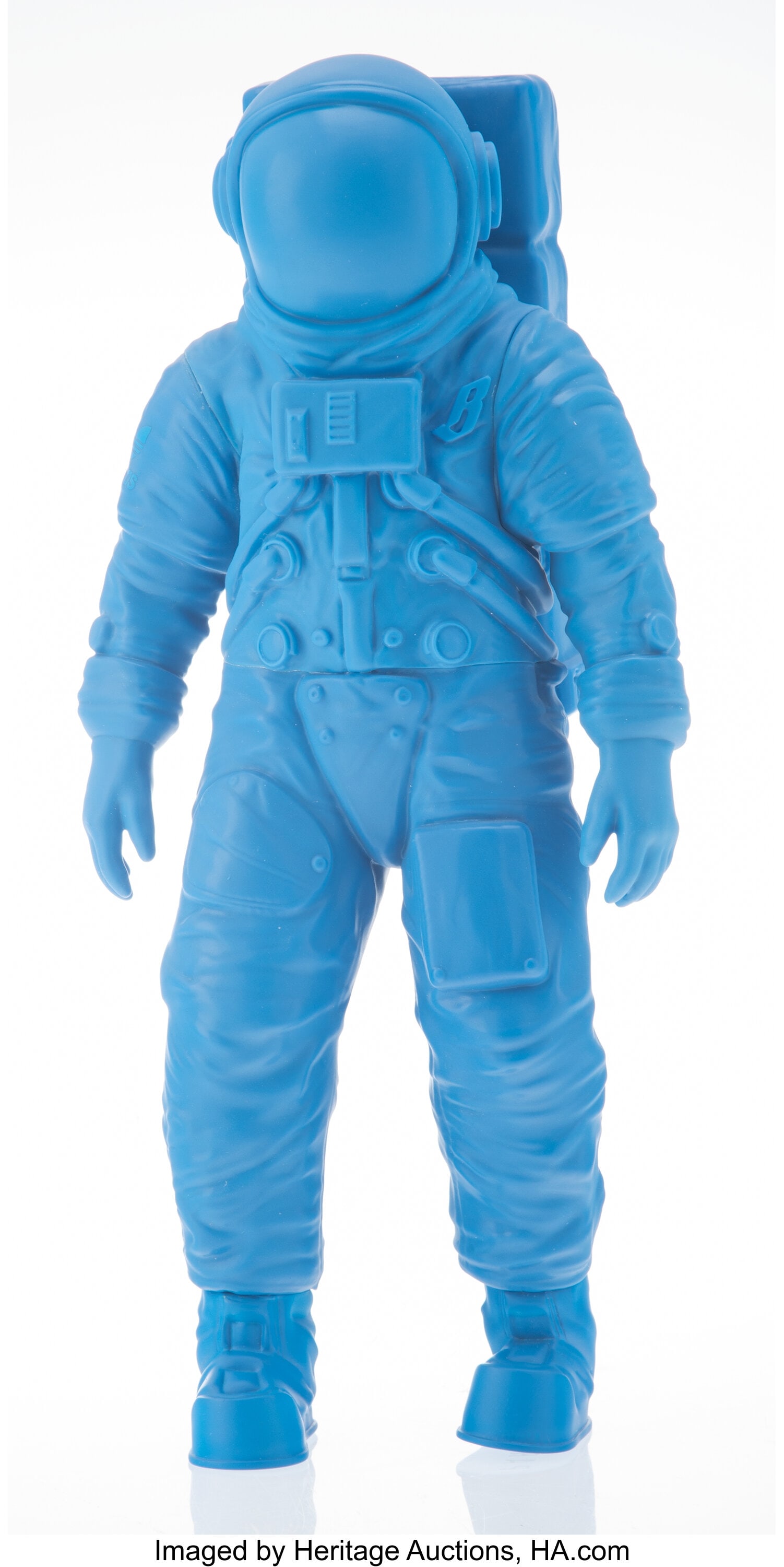 Billionaire Boys Club X Adidas PMS 300 Moon Man: Billionaire Boys Club X Adidas PMS 300 Moon Man 002 (Blue), 2019 Cast vinyl 12 x 5-1/2 inches (30.5 x 14.0 cm) Stamped on underside of feet HID03101062020 &