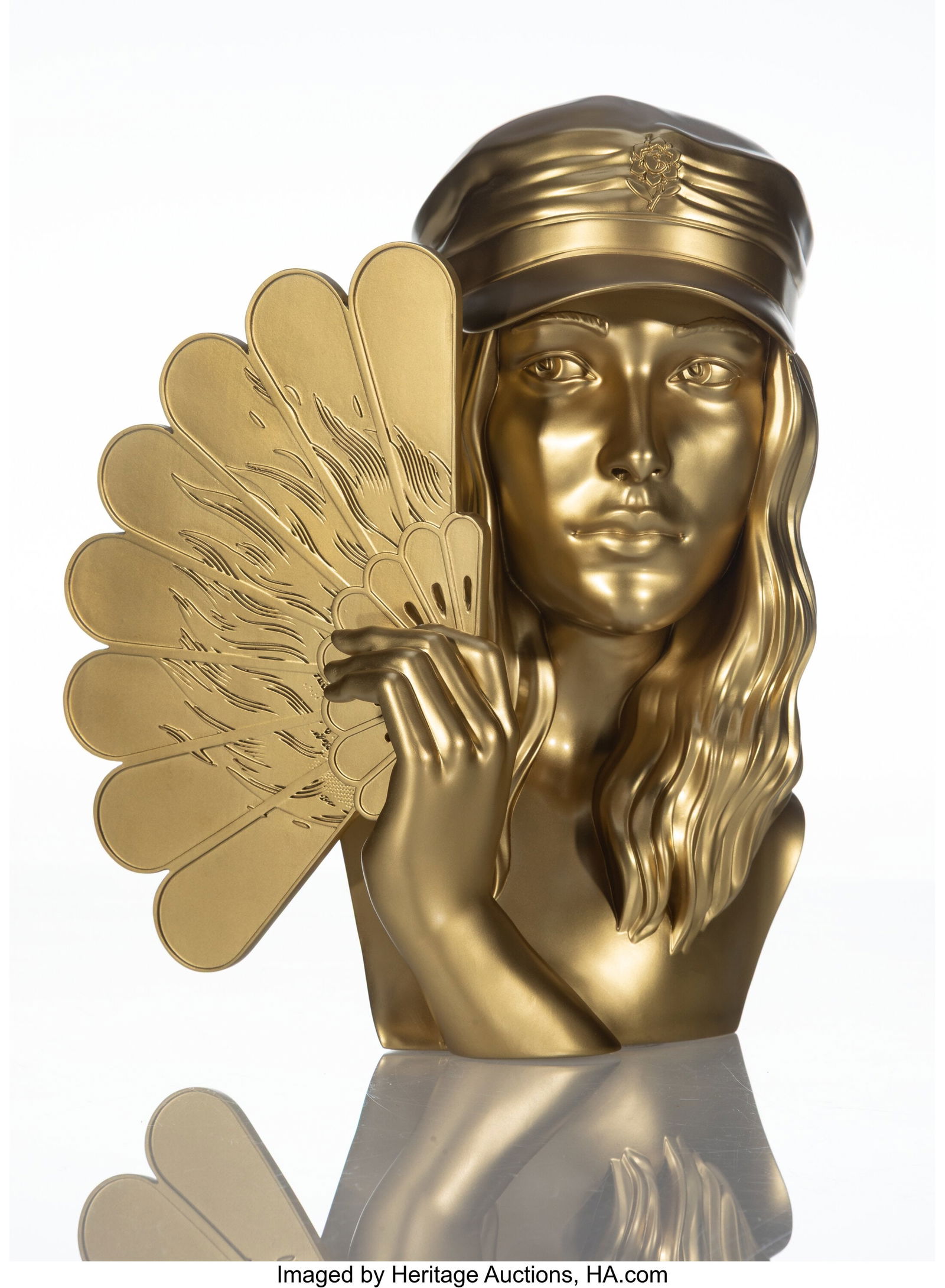 Shepard Fairey (b. 1970) Fan The Flames (Gold), (1 of 3)