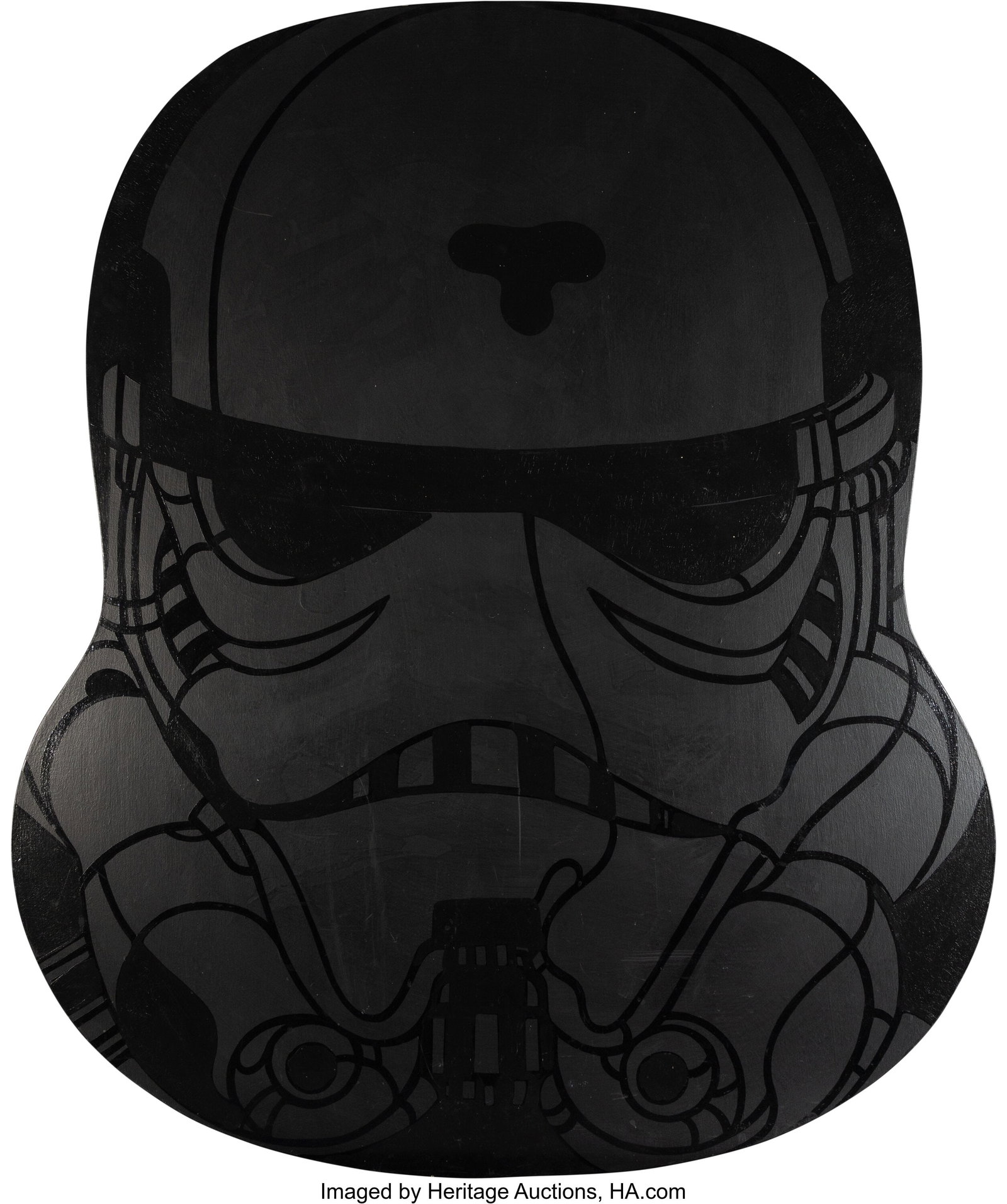 David Flores (b. 1972) White Rebel (Black) Acryl: David Flores (b. 1972) White Rebel (Black) Acrylic on panel 40 x 33-1/2 inches (101.6 x 85.1 cm) Signed on the reverse: David Flores HID031