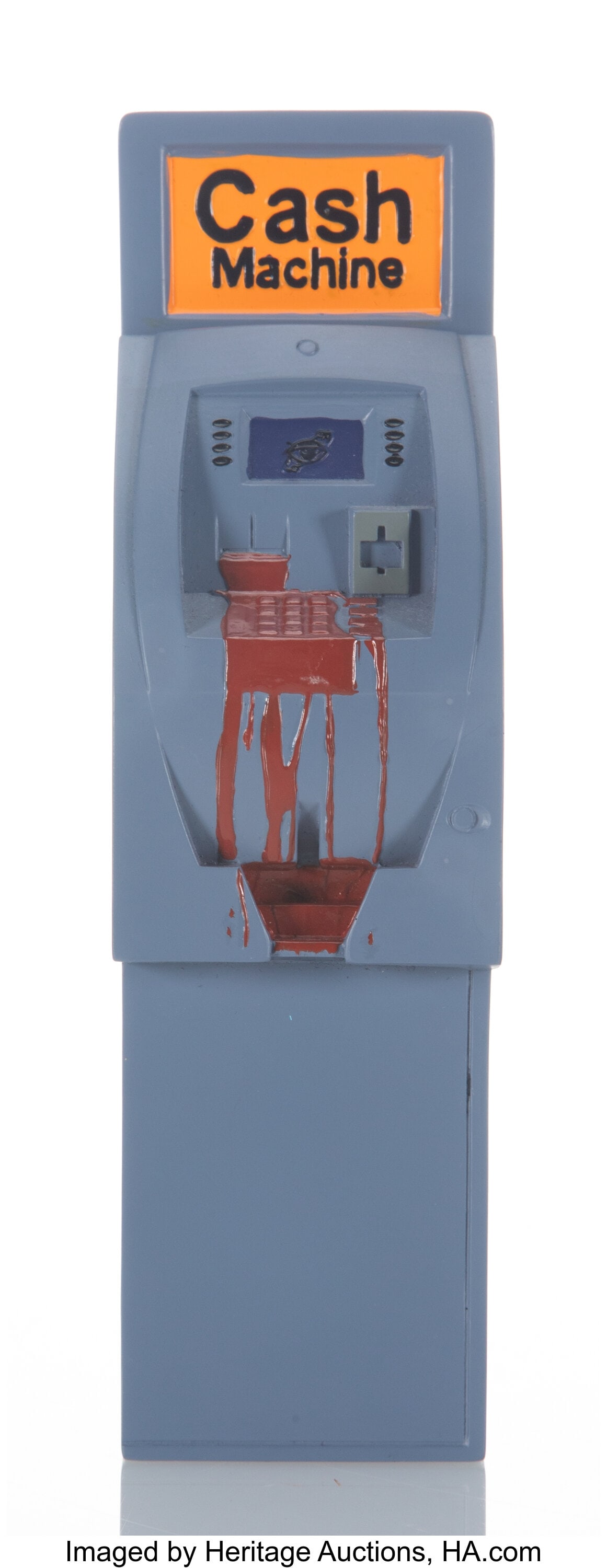 Imbue (20th Century) Bleeding Me Dry (two works): Imbue (20th Century) Bleeding Me Dry (two works), 2024 Painted cast vinyl; lenticular print 8 x 2-1/4 x 2-1/2 inches (20.3 x 5.7 x 6.3