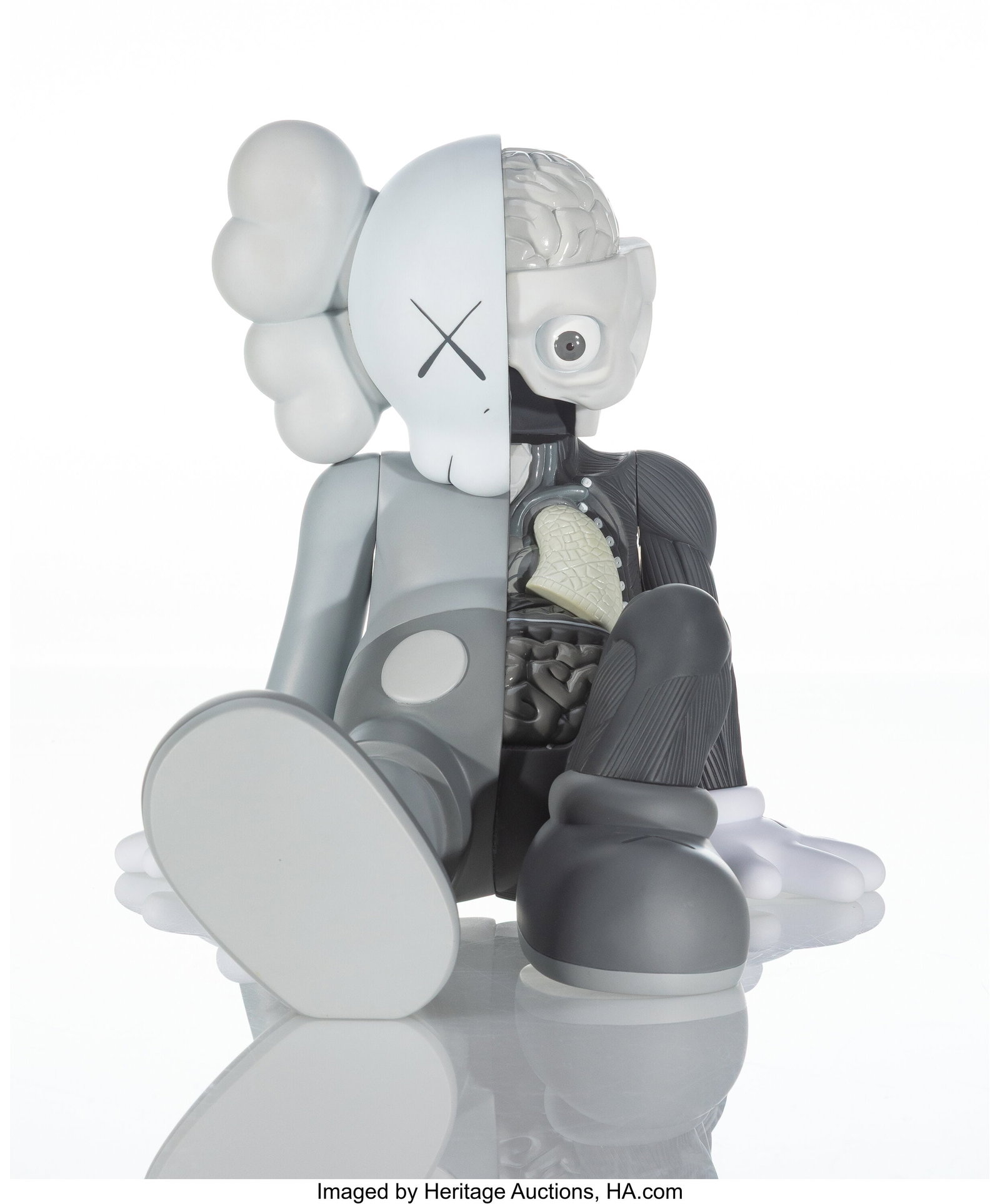 KAWS (b. 1974) Resting Place Companion (Grey), 2: KAWS (b. 1974) Resting Place Companion (Grey), 2013 Painted cast vinyl 8-7/8 x 9 x 11-1/2 inches (22.5 x 22.9 x 29.2 cm) Stamped