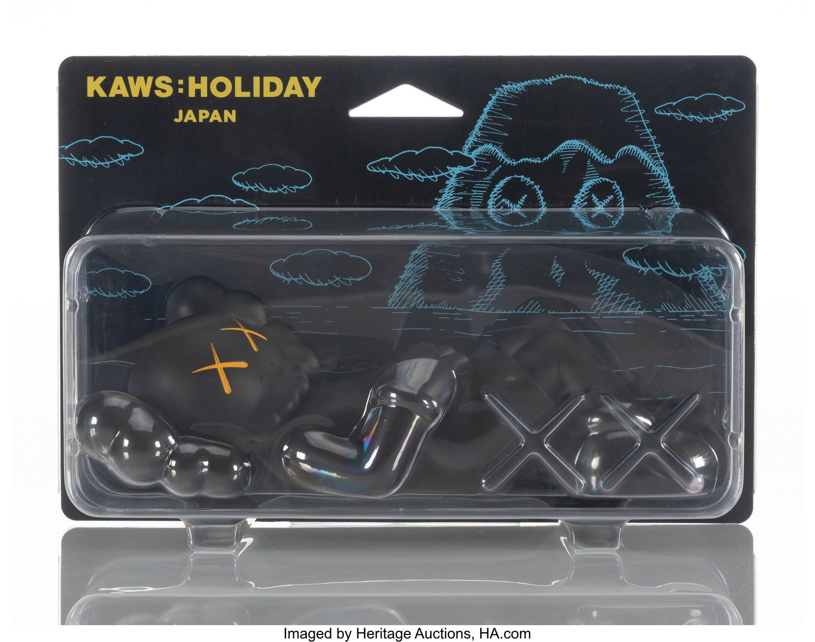 KAWS (b. 1974) Holiday: Japan (Black), 2019 Pain (1 of 2)