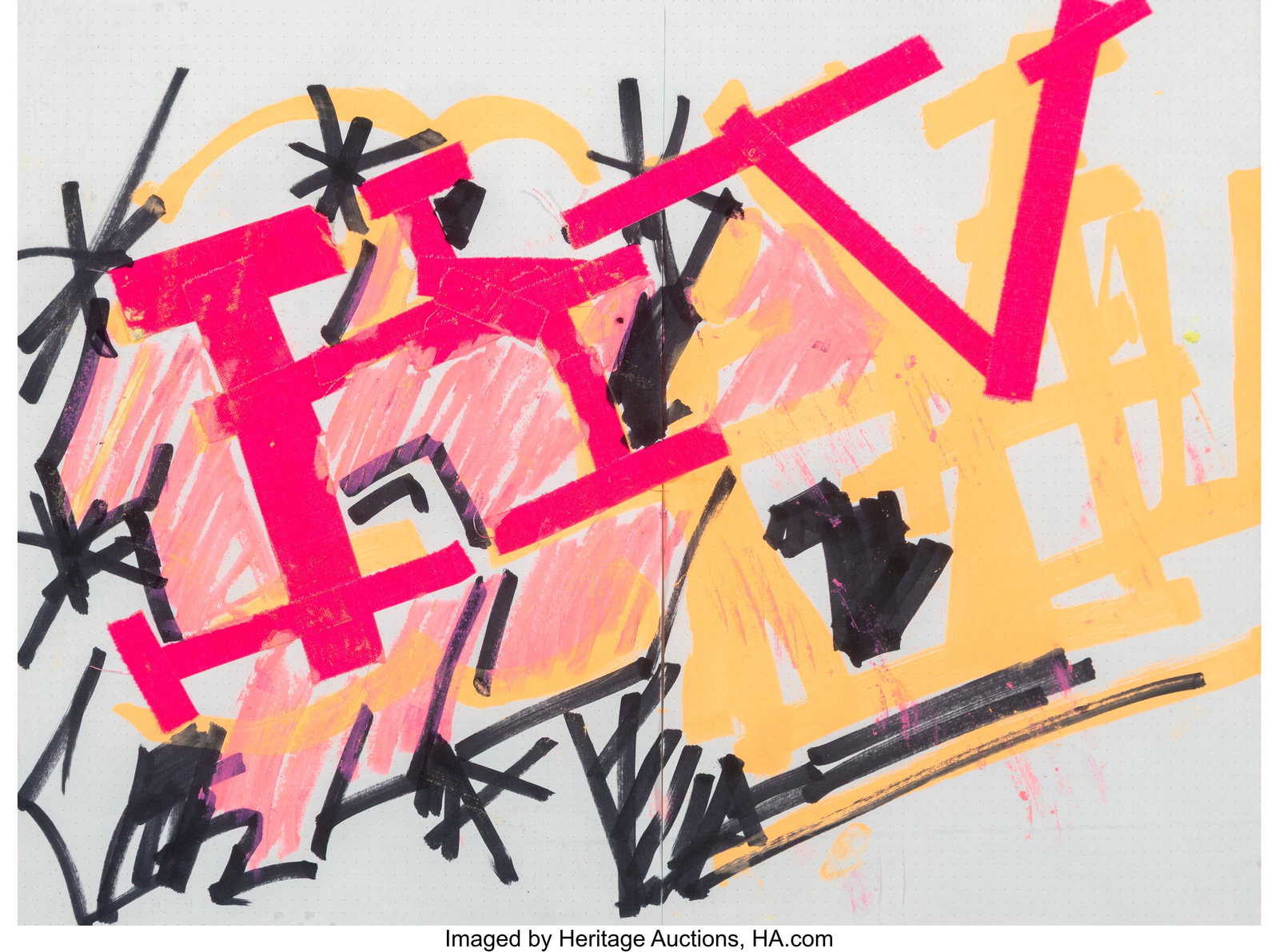 RETNA (b. 1979) Untitled Pastel, ink, and mixed: RETNA (b. 1979) Untitled Pastel, ink, and mixed media on wove paper 12 x 16 inches (30.5 x 40.6 cm) (sheet) HID03101062020 © 2026 He