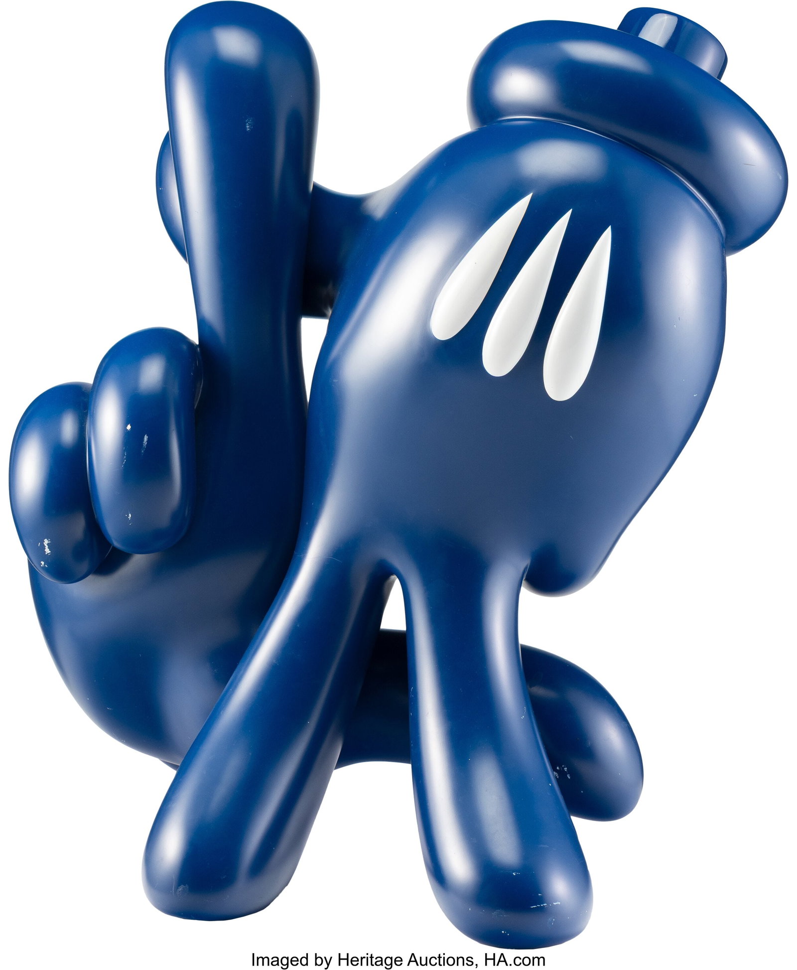 OG Slick (b. 1967) LA Hands (Blue), 2018 Painted: OG Slick (b. 1967) LA Hands (Blue), 2018 Painted cast resin and fiberglass 40 x 30 x 30 inches (101.6 x 76.2 x 76.2 cm) Edition of 10 HI