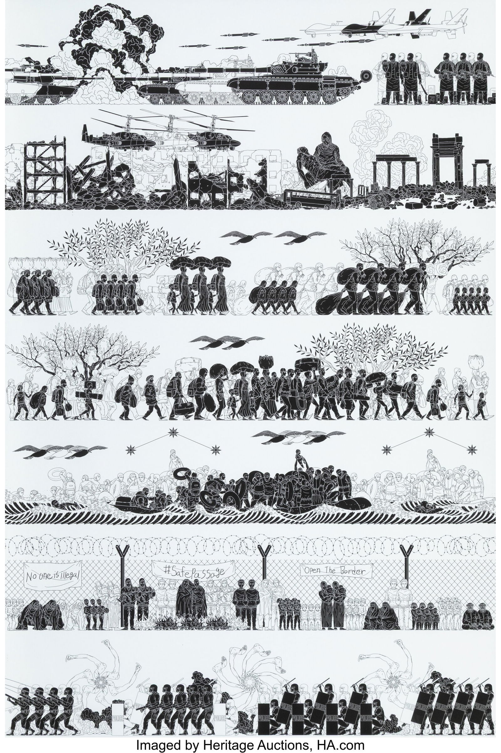 Ai Weiwei (b. 1957) Odyssey, 2017 Offset lithogr (1 of 1)