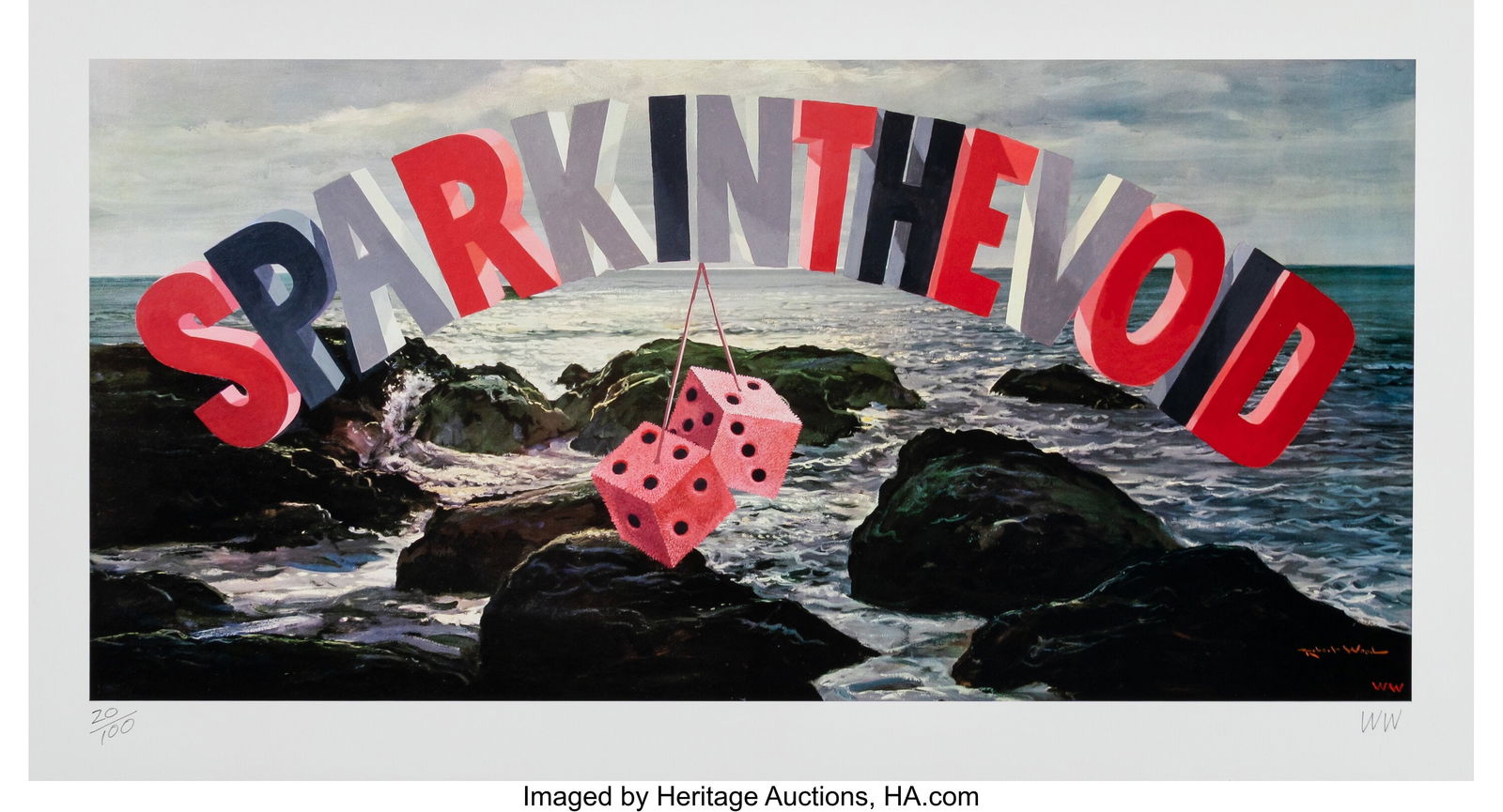 Wayne White (b. 1957) Spark in the Void, 2014 Gi (1 of 1)