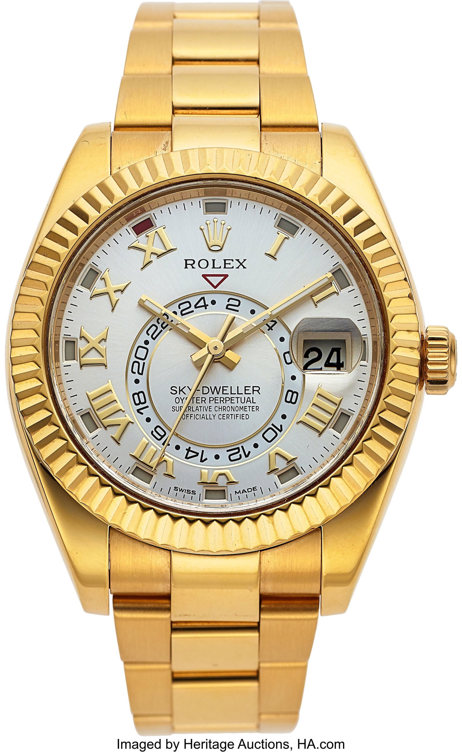 Rolex Sky-Dweller Yellow Gold Full Set, Ref. 326 (1 of 4)