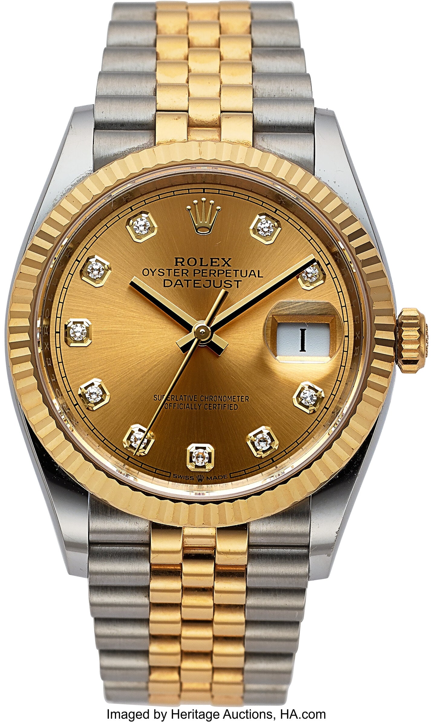 Rolex Oyster Perpetual Datejust Yellow Gold Full (1 of 4)