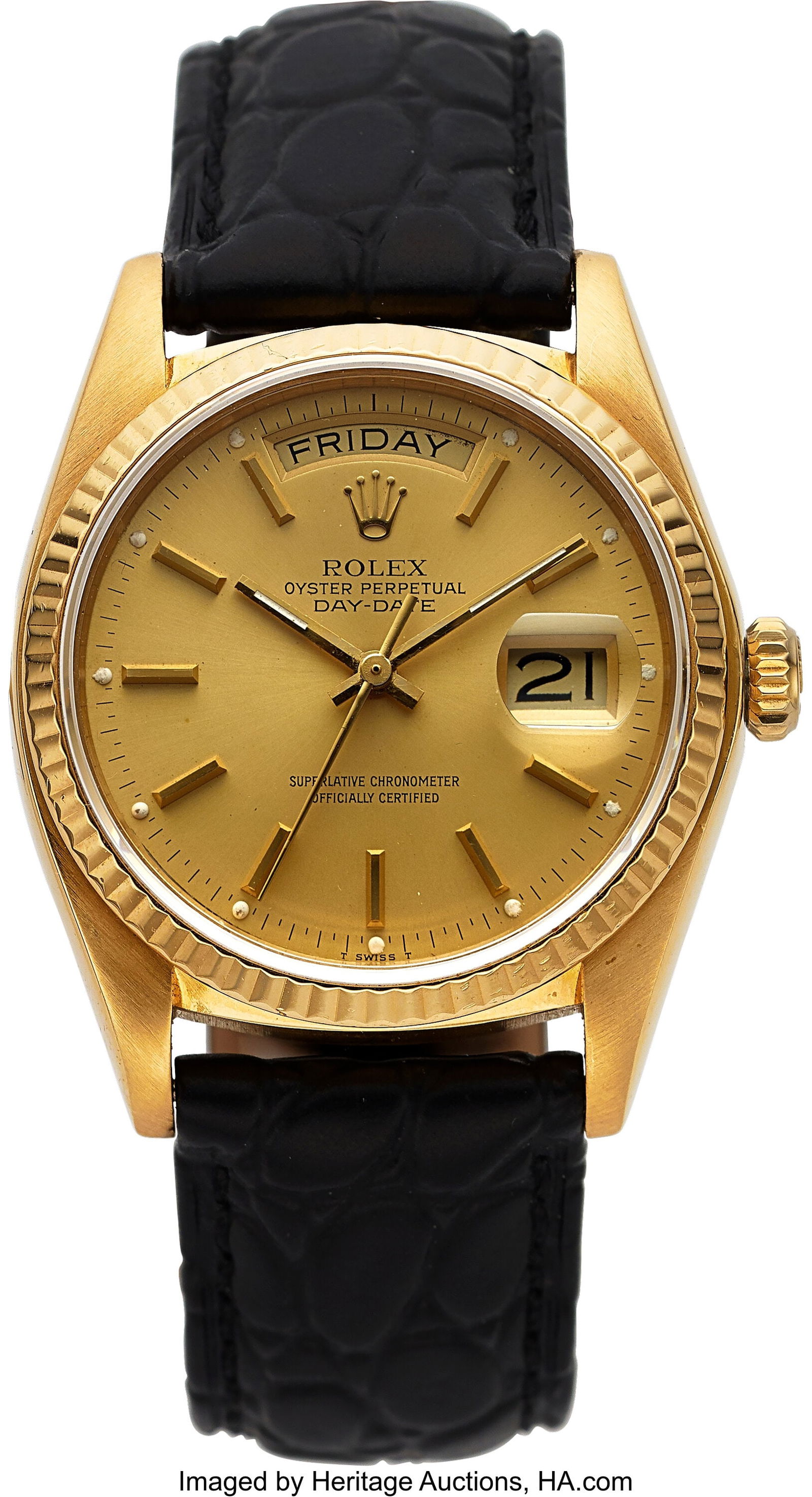 Rolex Day-Date, 18k Yellow Gold, Champagne Dial, (1 of 4)