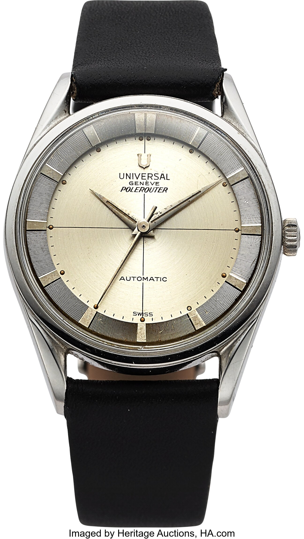 Universal Geneve Polerouter Silver Dial, Ref. 20 (1 of 3)