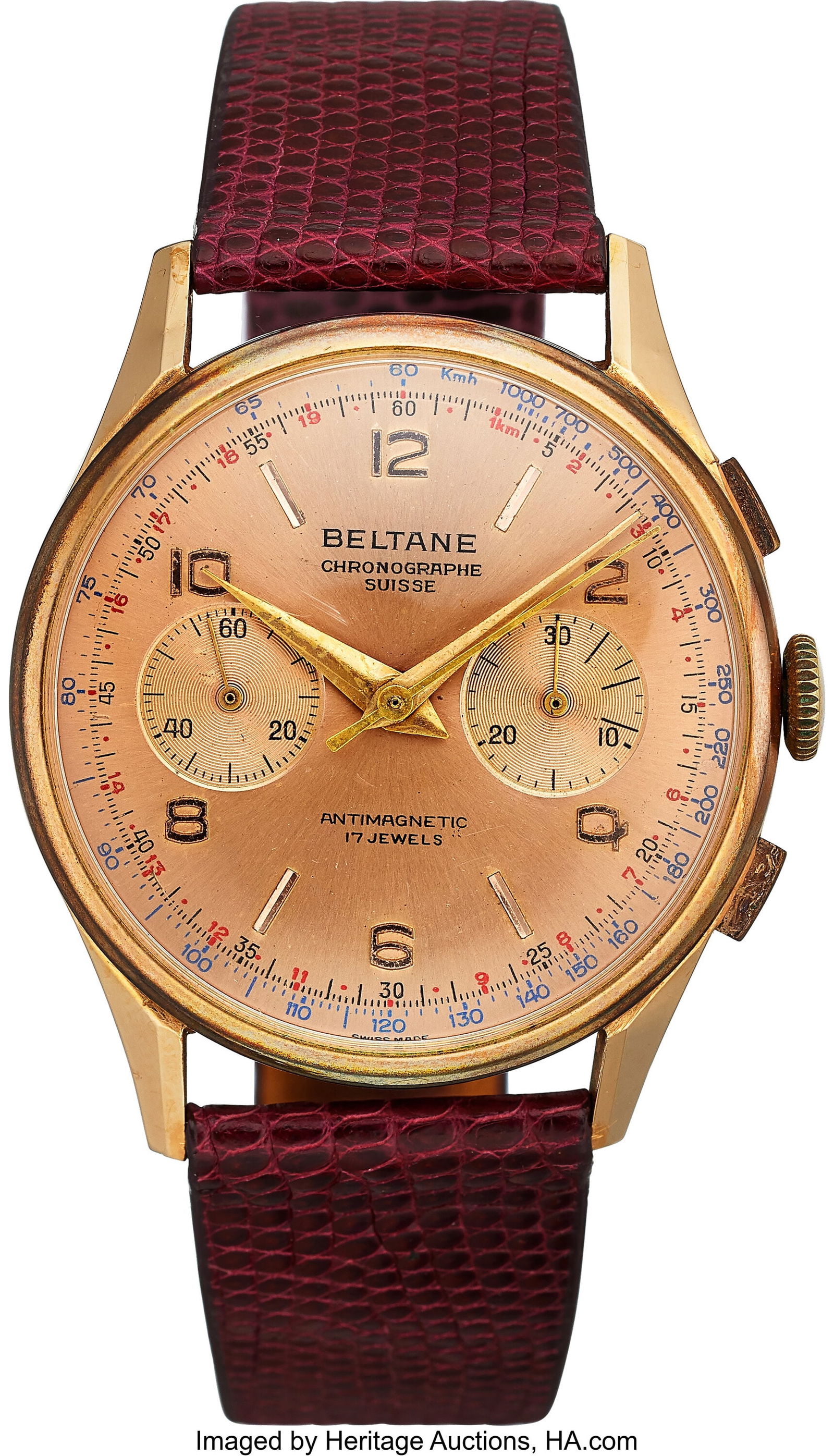 Beltare Chronographe Suisse 18k Rose Gold Case (1 of 4)