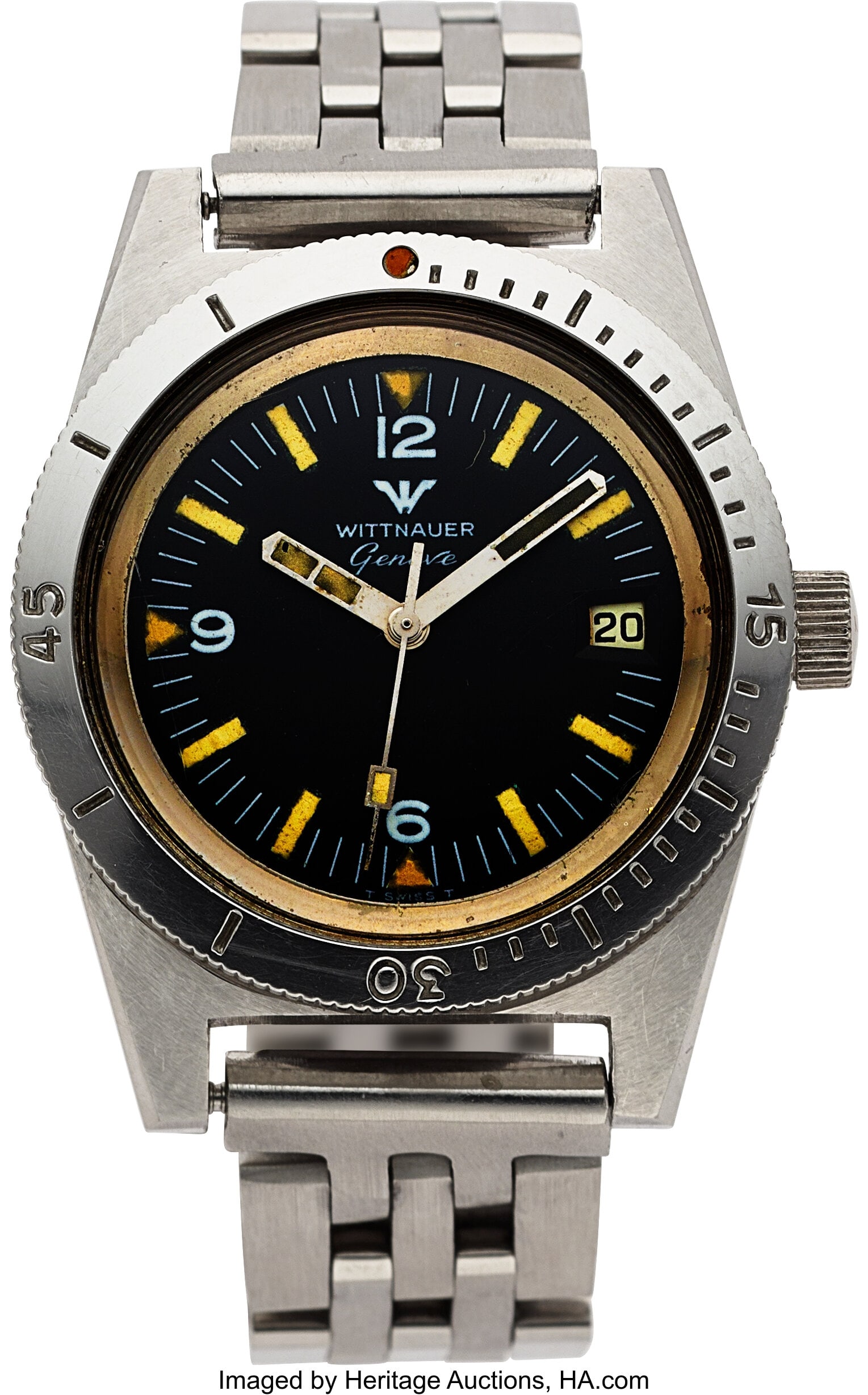 Wittnauer Skin Diver, Ref. 4000 Case: 38 mm, st (1 of 3)