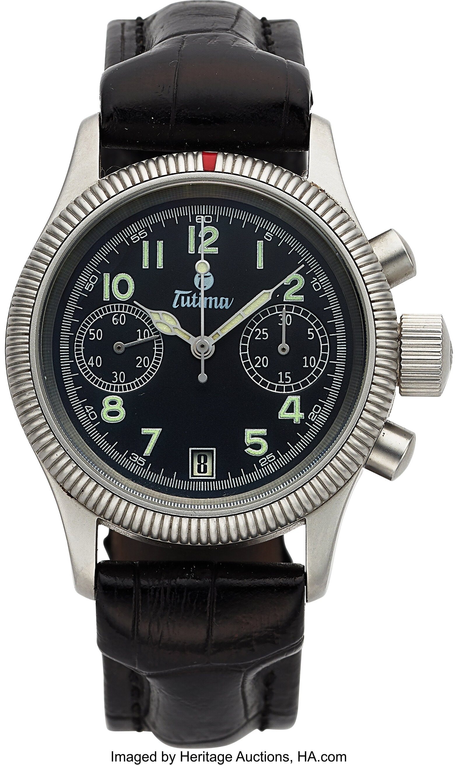 Glashutte Tutima (Kirova) Aviator Chronograph Wi (1 of 4)