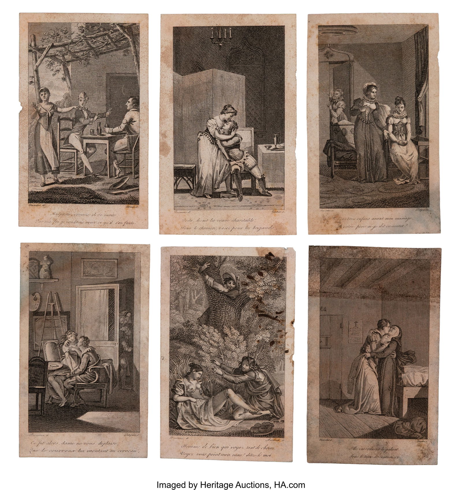 Alexandre Joseph Desenne (French 1785-1827) and (1 of 5)