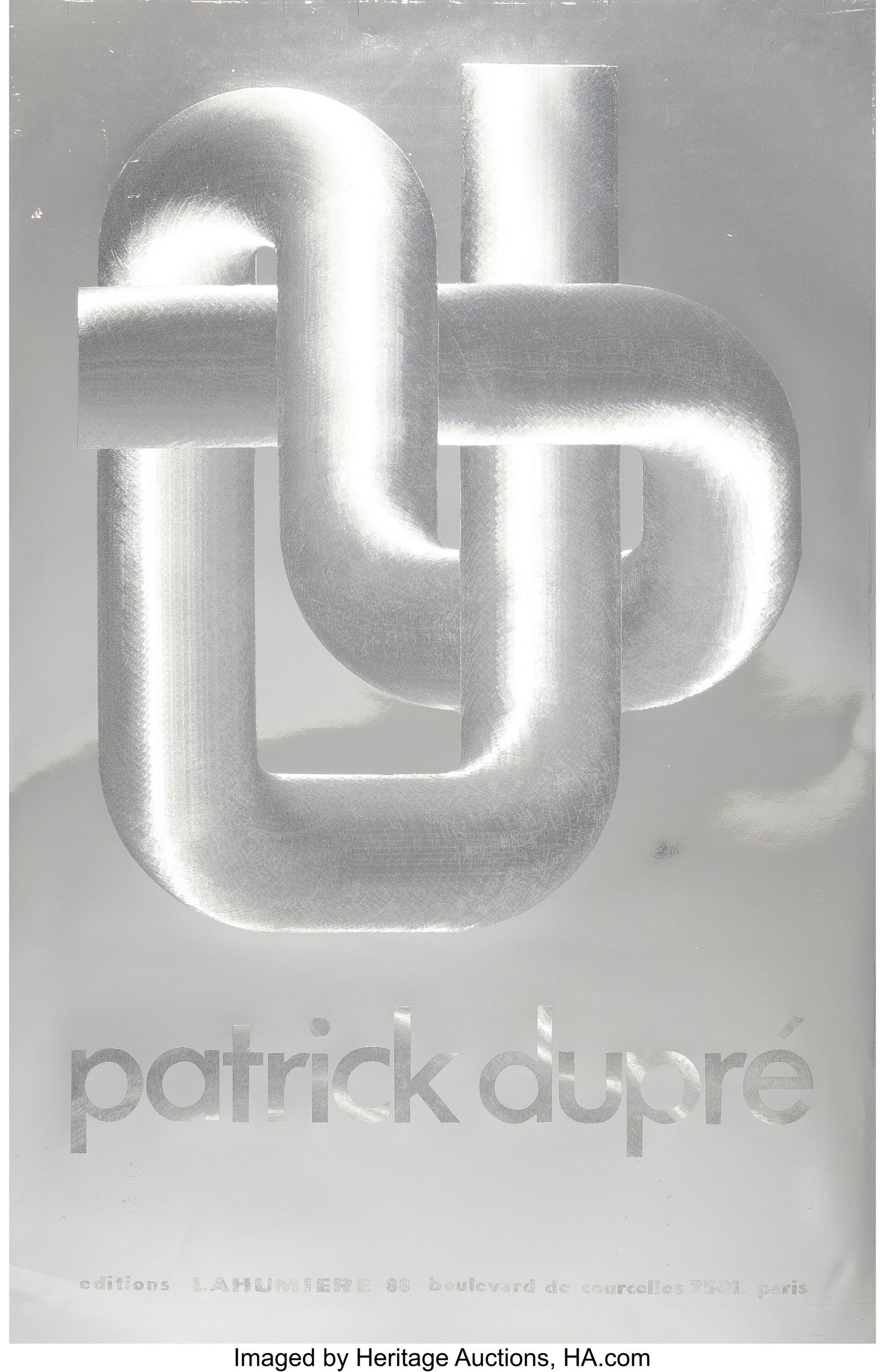 Patrick Dupré (French, b. 1945) Untitled Etchin: Patrick Dupré (French, b. 1945) Untitled Etching on foil paper 38-1/4 x 25-1/2 inches (97.2 x 64.8 cm) (sheet) Published by Edit
