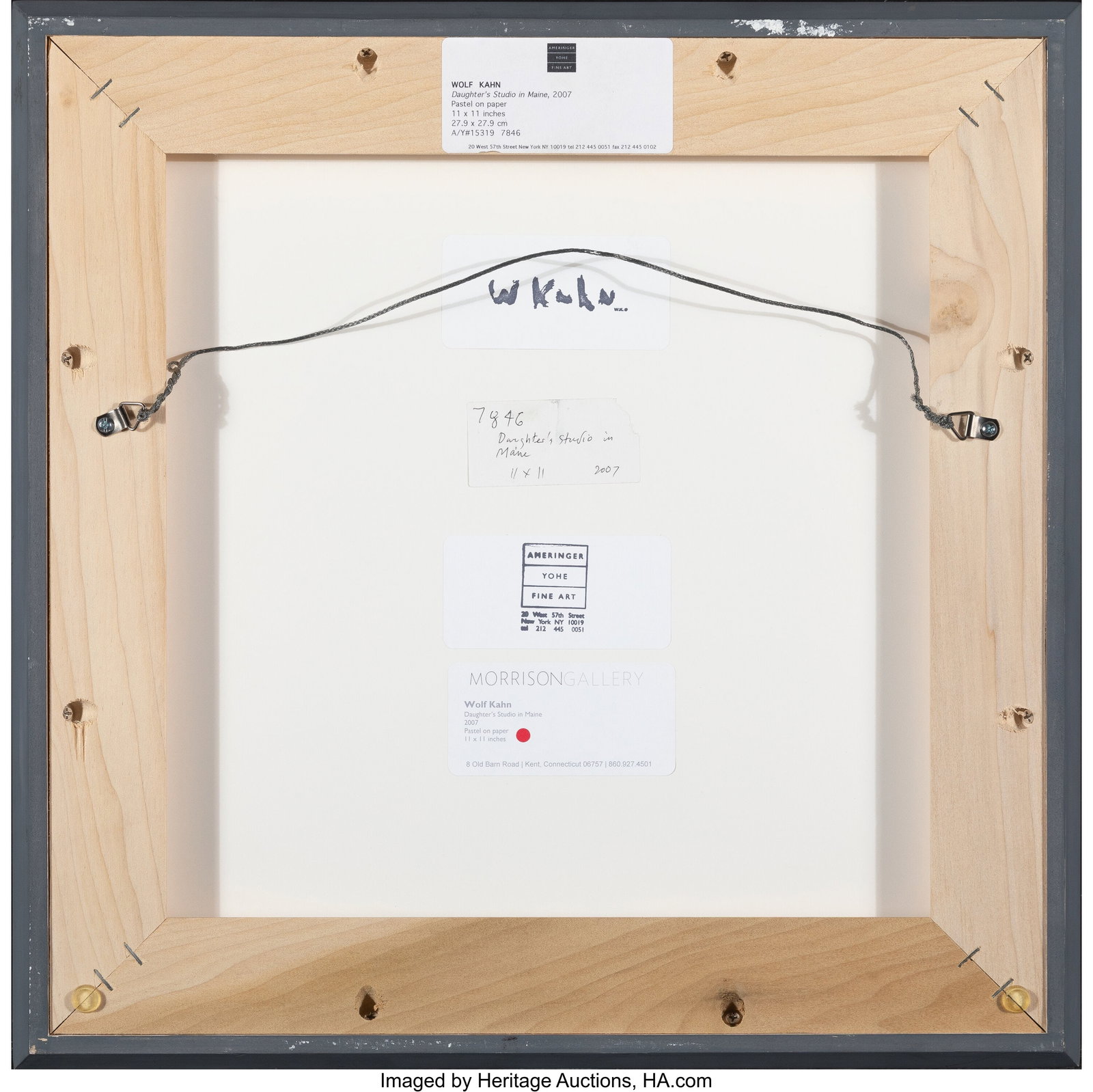 Wolf Kahn (American, 1927-2020) Daughter's Studi - 3