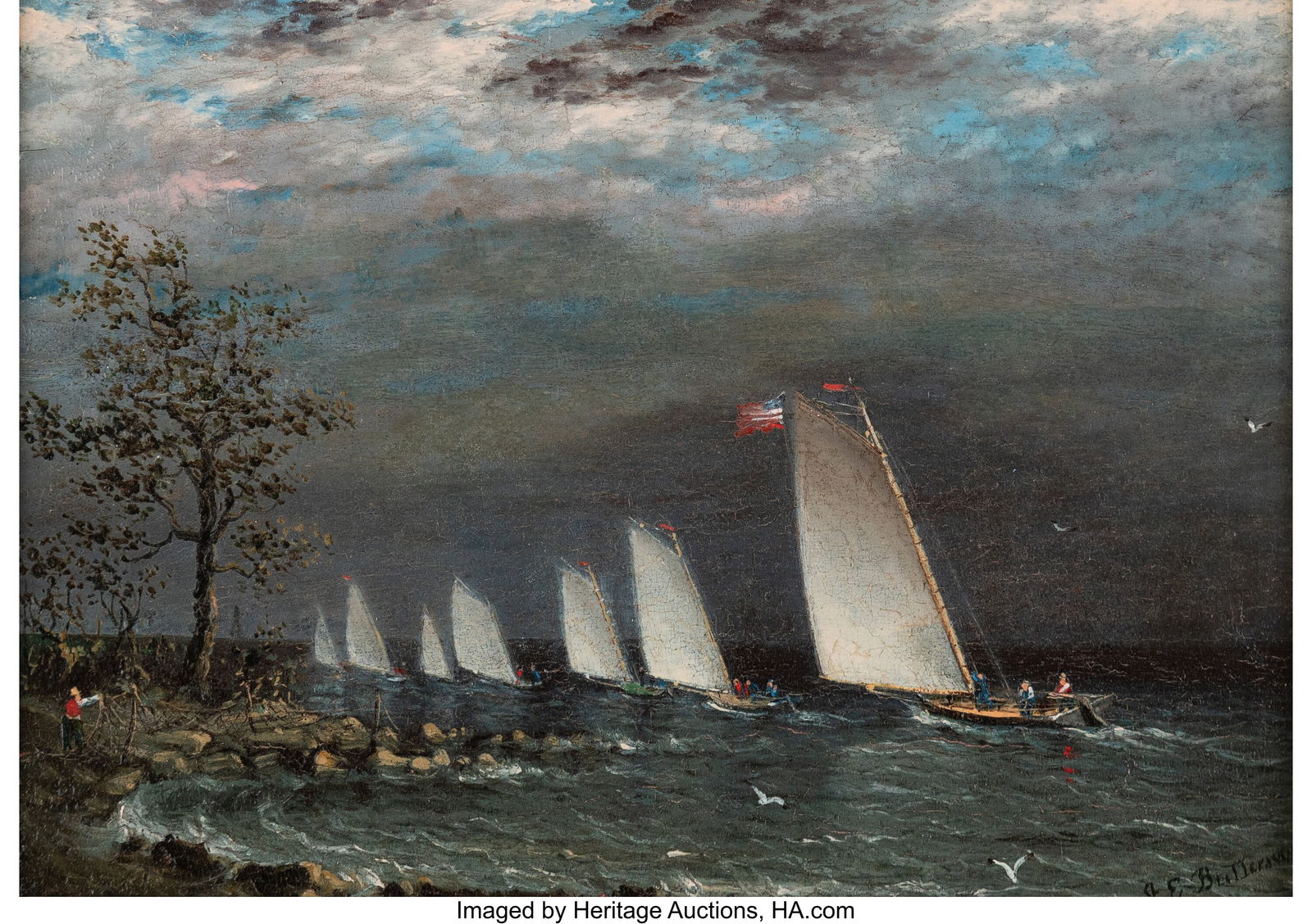 James Edward Buttersworth (American, 1817-1894) (1 of 2)