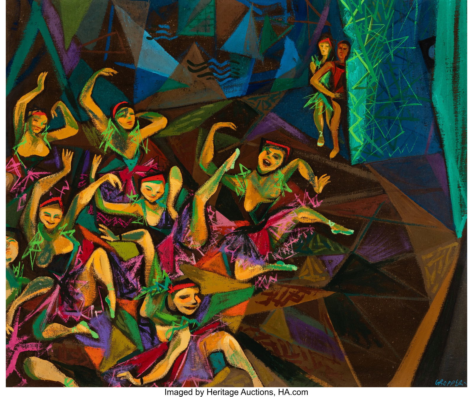 William Gropper (American, 1897-1977) The Ballet (1 of 3)