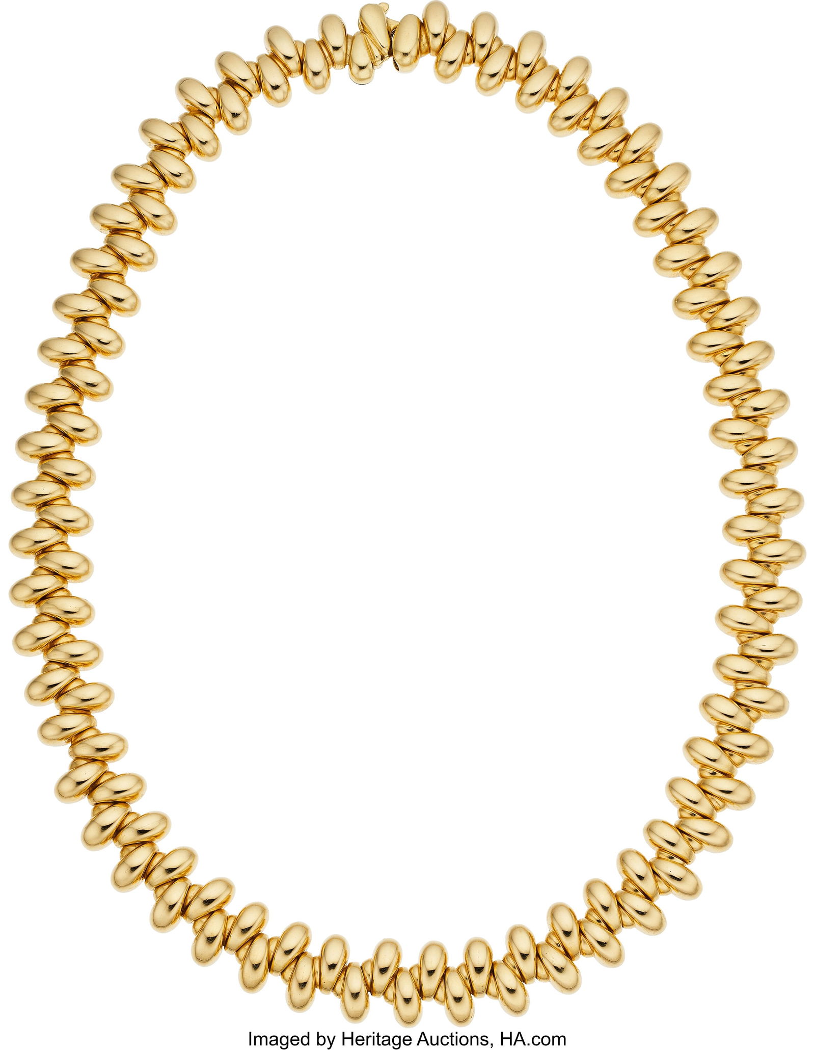 Giuseppe Bicego & Co. Gold Necklace Metal: 18k: Giuseppe Bicego & Co. Gold Necklace Metal: 18k gold Marked: for Giuseppe Bicego Weight: 79.70 grams Dimensions: 16 inches x 1/2 inch HID03101062020 
