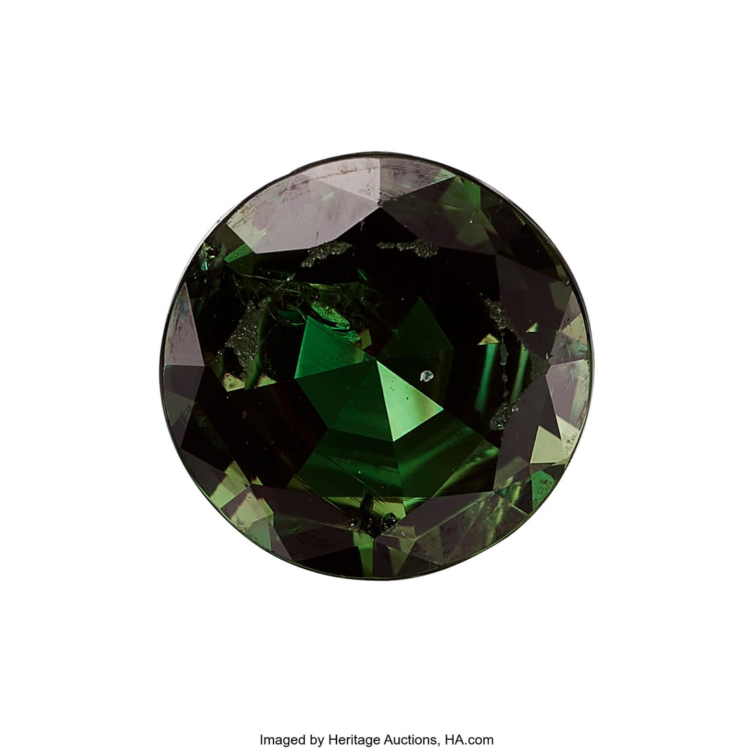2.07 ct Brazilian Alexandrite Shape: Round Meas: 2.07 ct Brazilian Alexandrite Shape: Round Measurements: 8.17 x 8.29 x 4.23 mm Color: Greenish blue changing to reddish purple Origin: Brazil