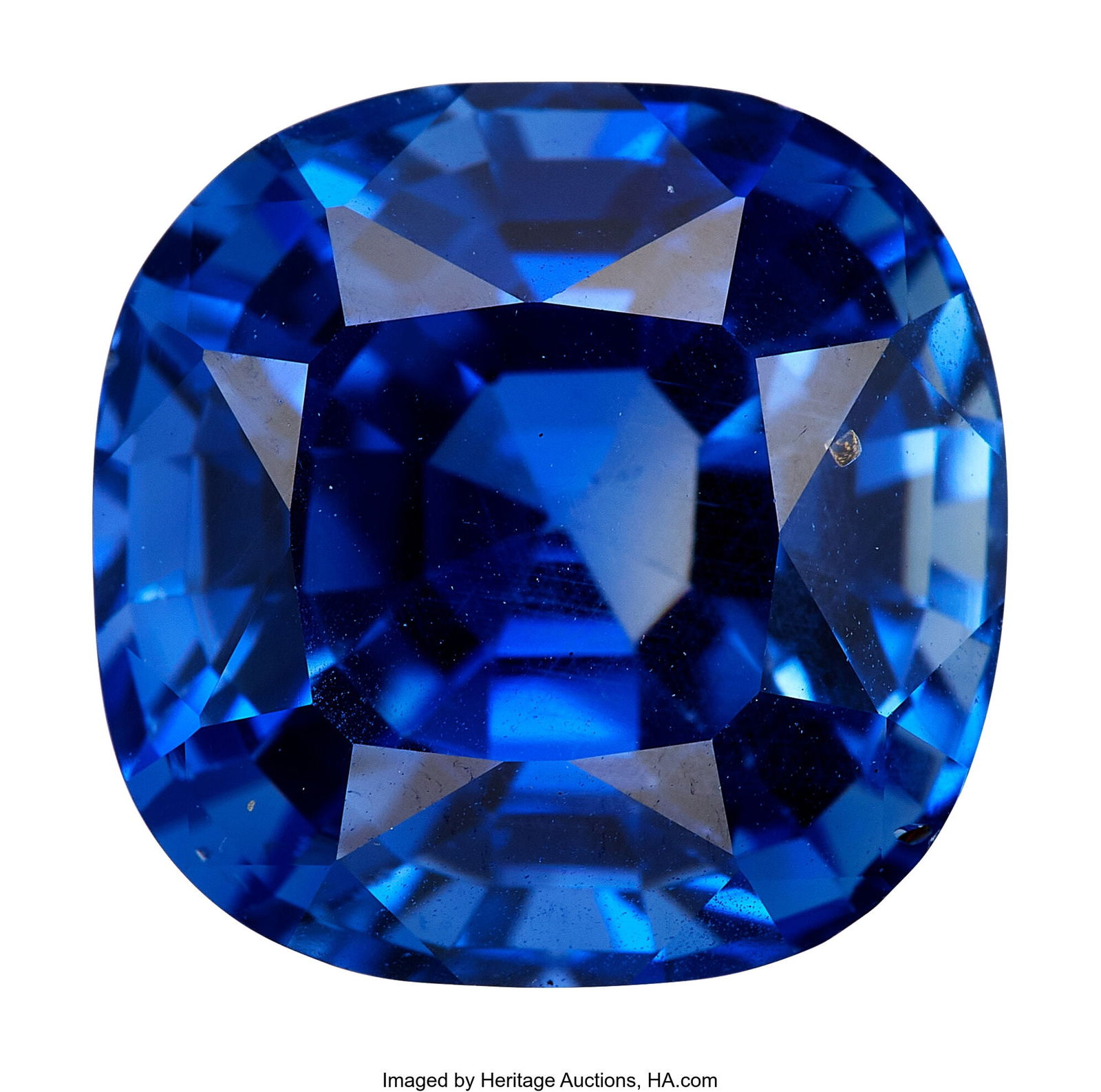 9.12 ct Ceylon Sapphire Shape: Cushion Measurem: 9.12 ct Ceylon Sapphire Shape: Cushion Measurement: 10.84 x 10.74 x 8.63 mm Treatment: No Gemological Evidence of Heat Origin: Ceylon, Sri Lan