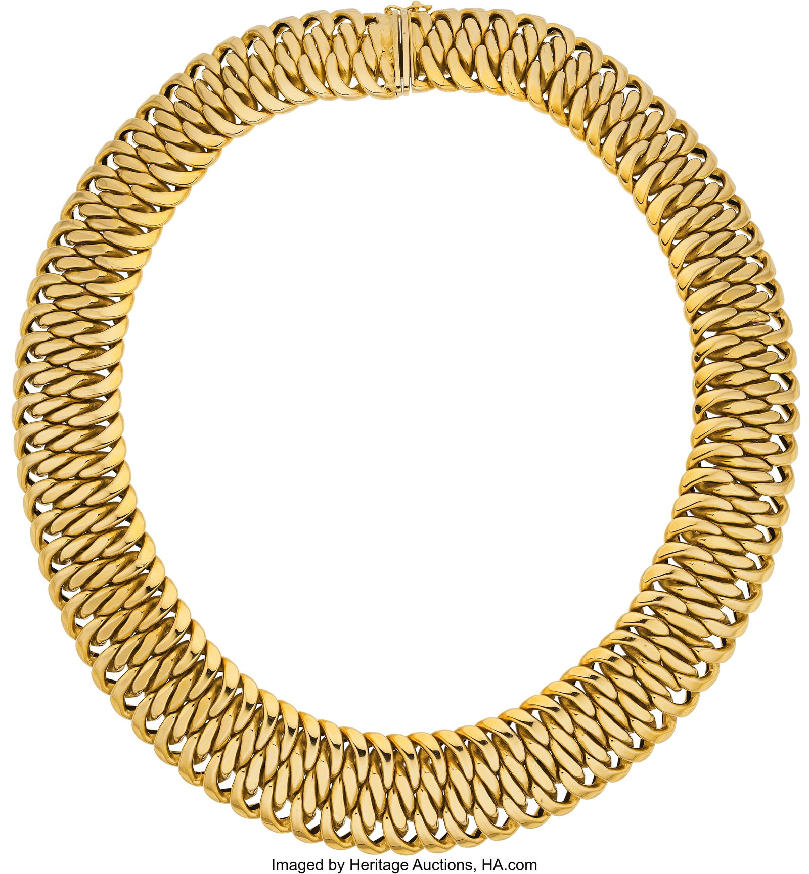 Gold Necklace Metal: 14k gold Weight: 110.30 gr: Gold Necklace Metal: 14k gold Weight: 110.30 grams Dimensions: 16 inches x 7/8 inch Property Sold To Benefit Scottish Rite HID03101062020 © 2026 Heritage Auctions &ve