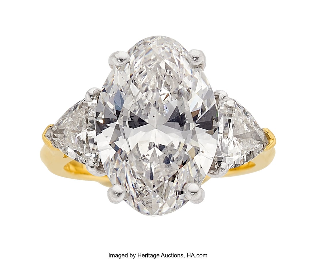 Diamond, Platinum, Gold Ring Stones: Oval-shape (1 of 4)
