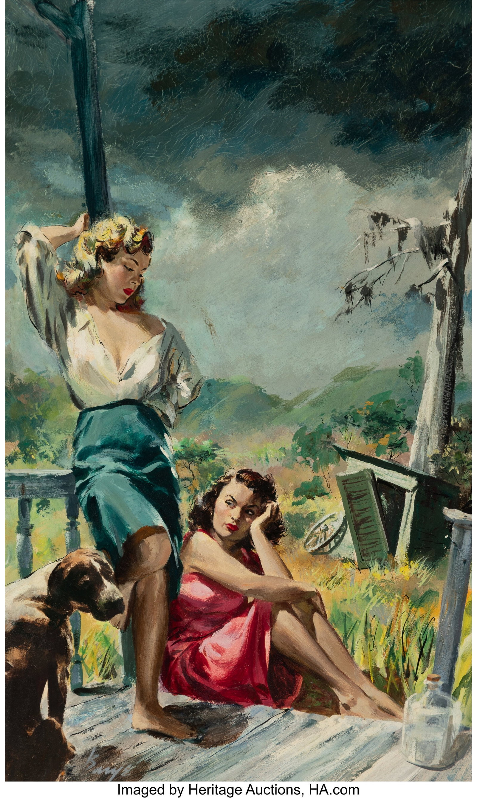 Barye Phillips (American, 1924-1969) Uncle Good' (1 of 2)