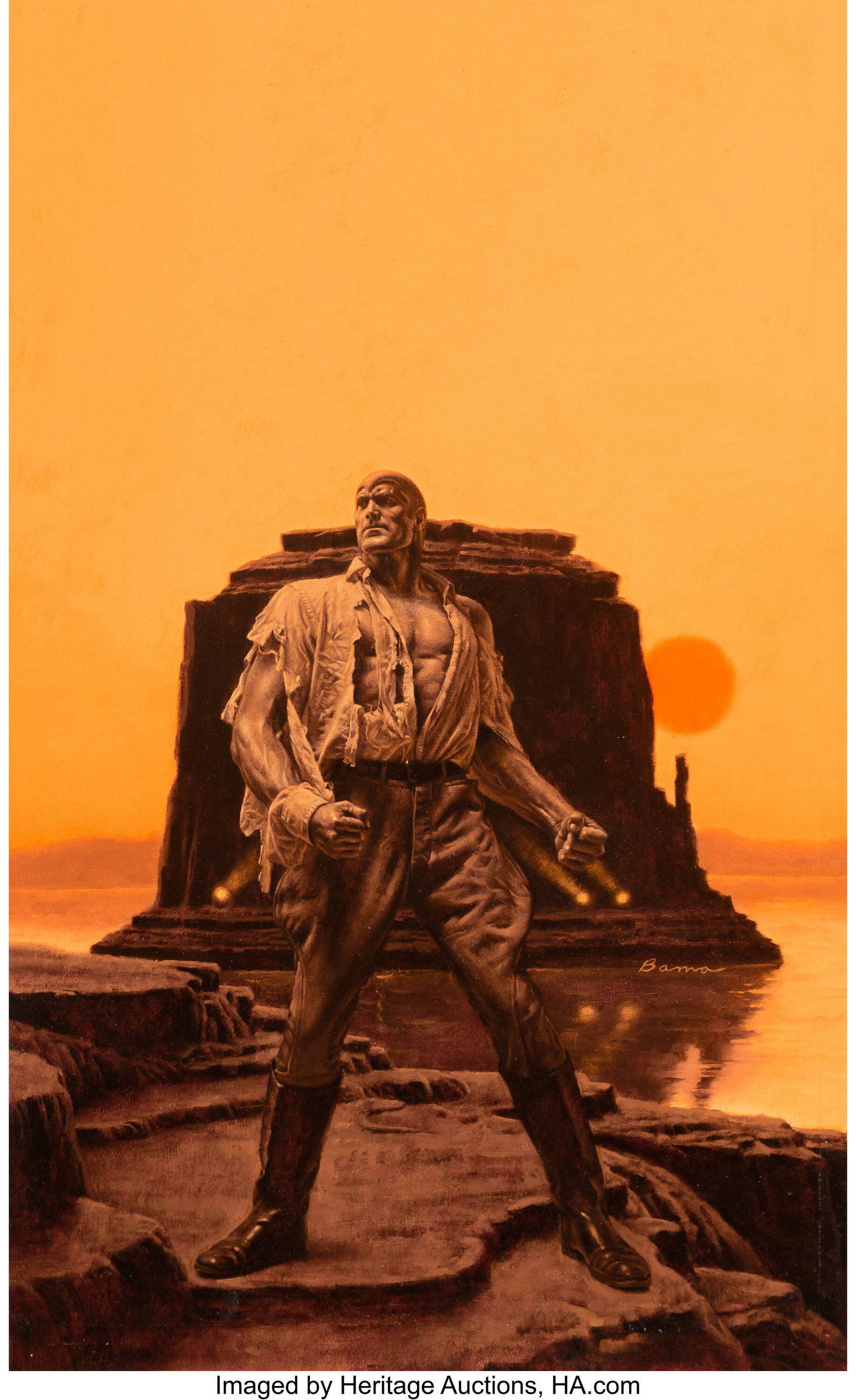 James Bama (American, 1926-2022) Mad Mesa, Doc S (1 of 2)