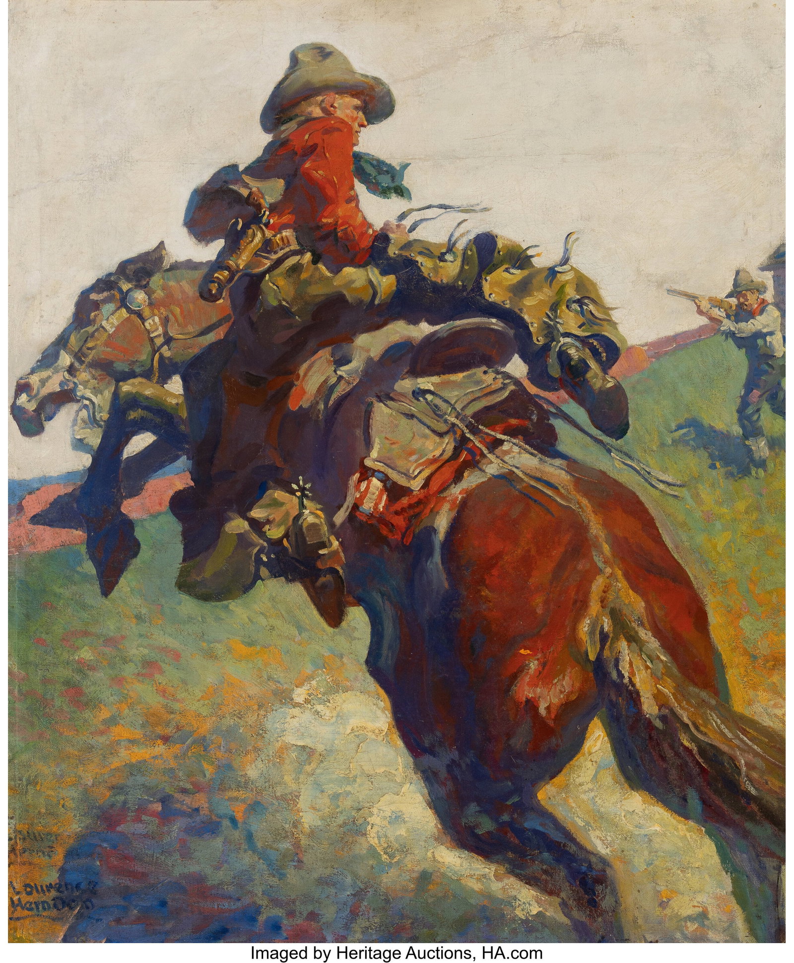 Laurence Herndon (American, 1880-1961) Outlaw Va (1 of 3)