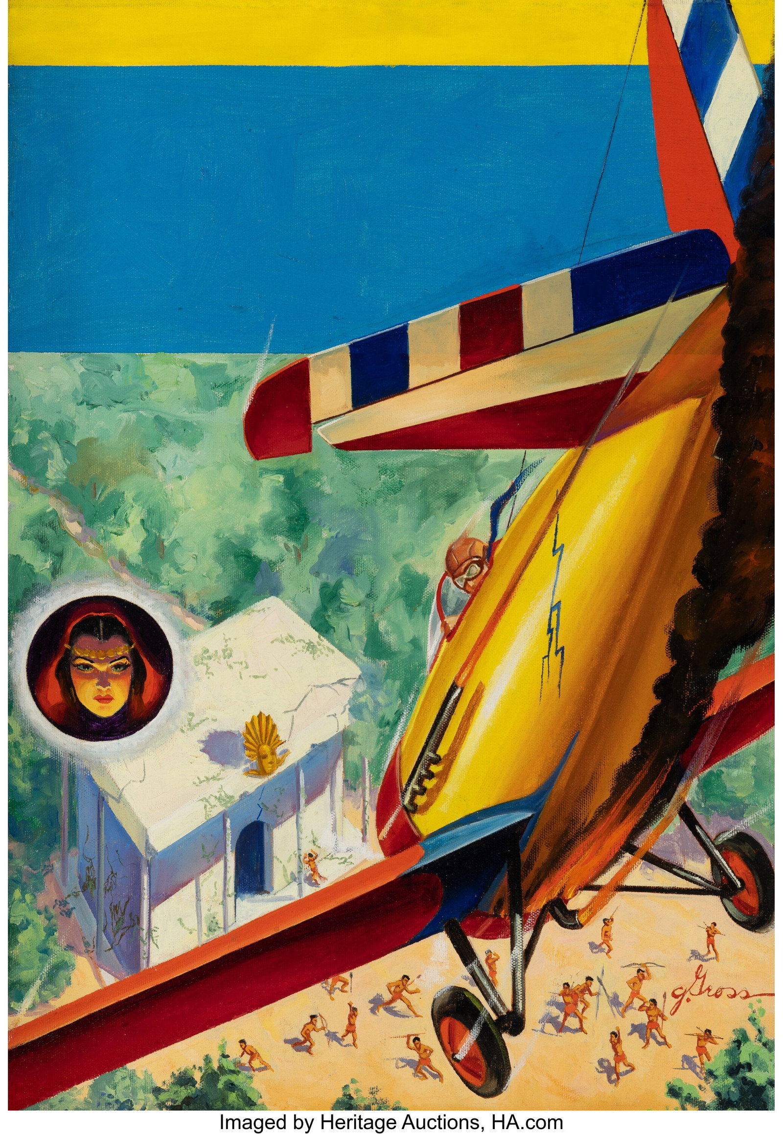 George Gross (American, 1909-2003) The Yellow Fa (1 of 3)