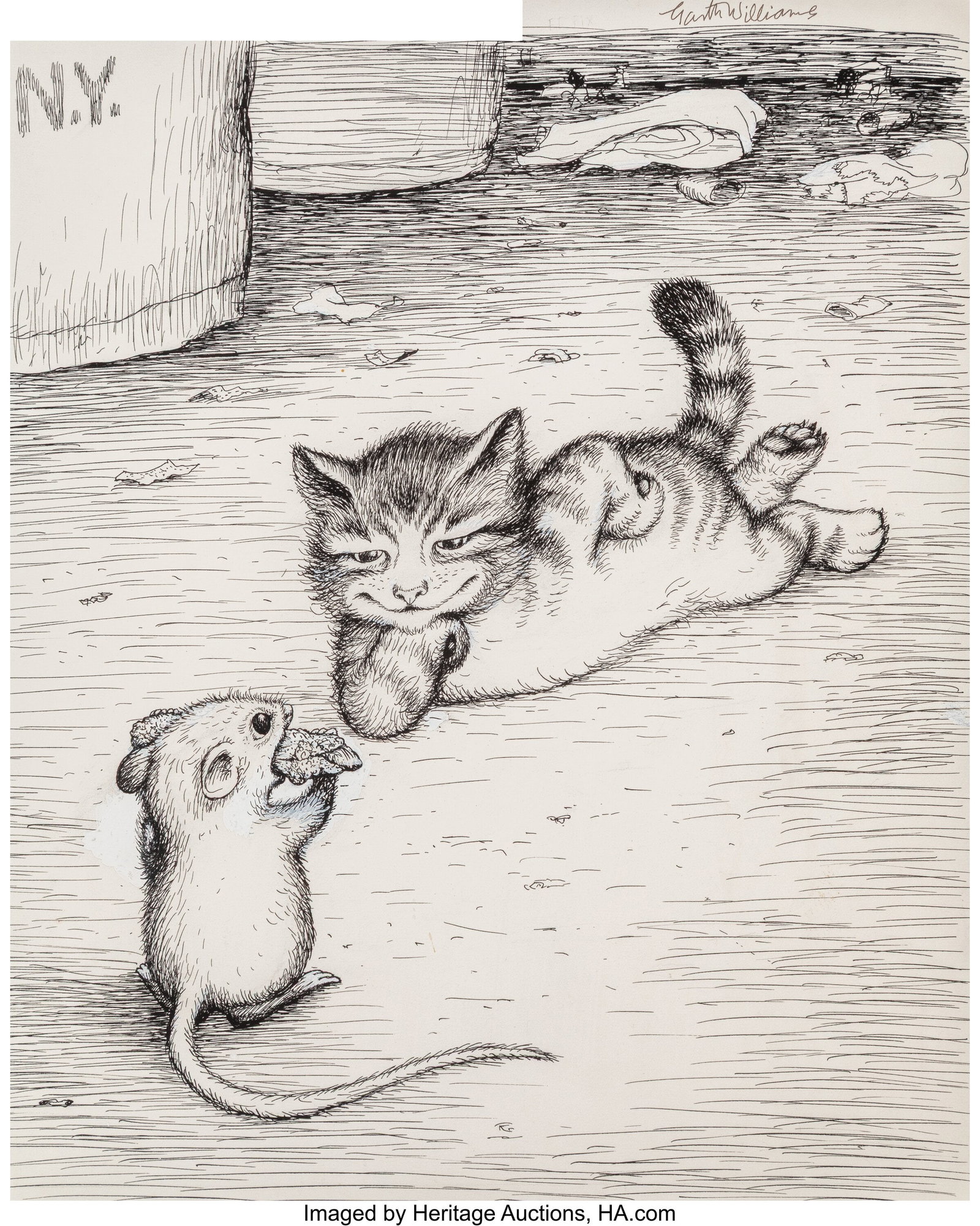 Garth Williams (American, 1912-1996) and Richard (1 of 6)