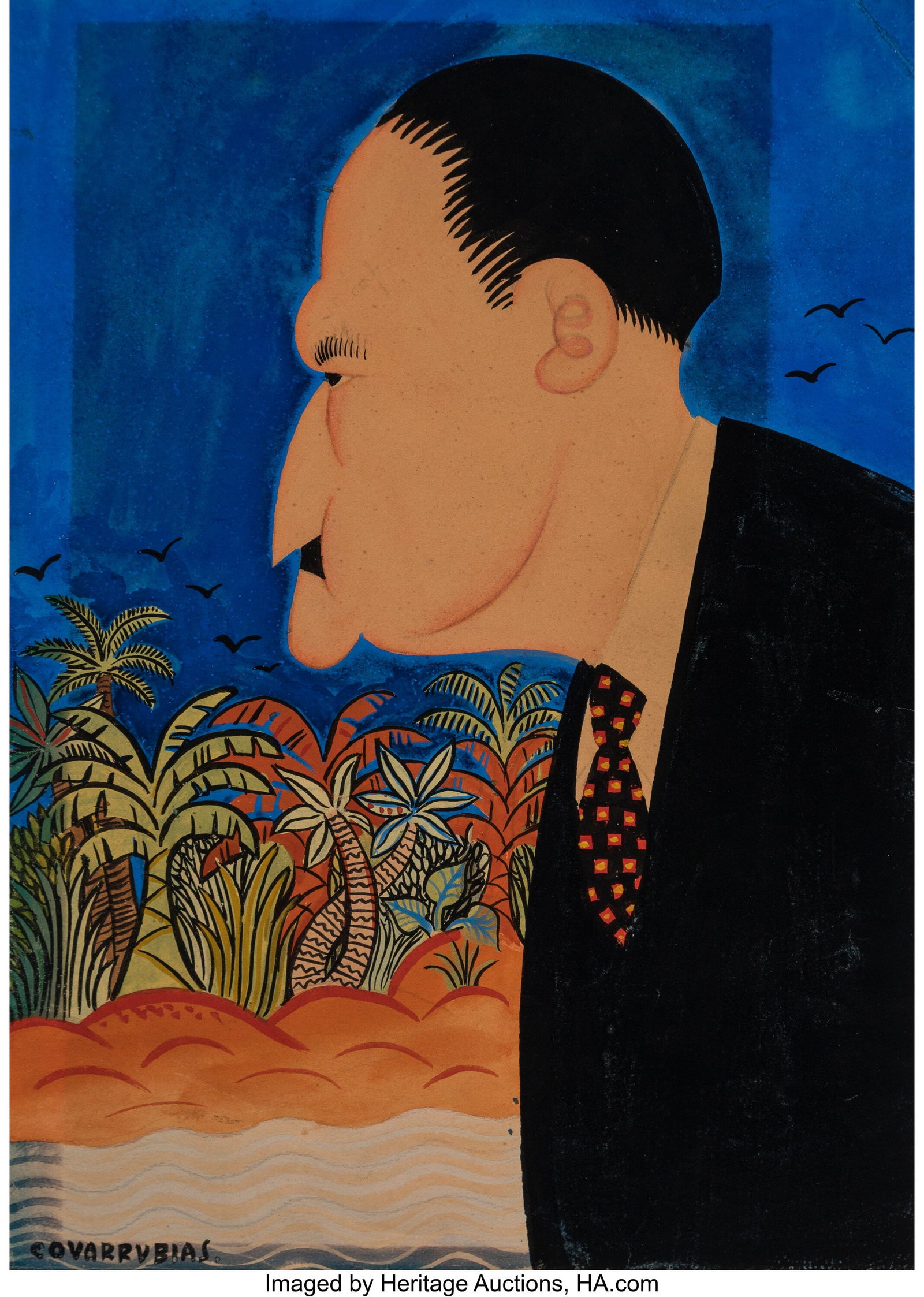 Miguel Covarrubias (Mexican, 1904-1957) Somerset (1 of 3)